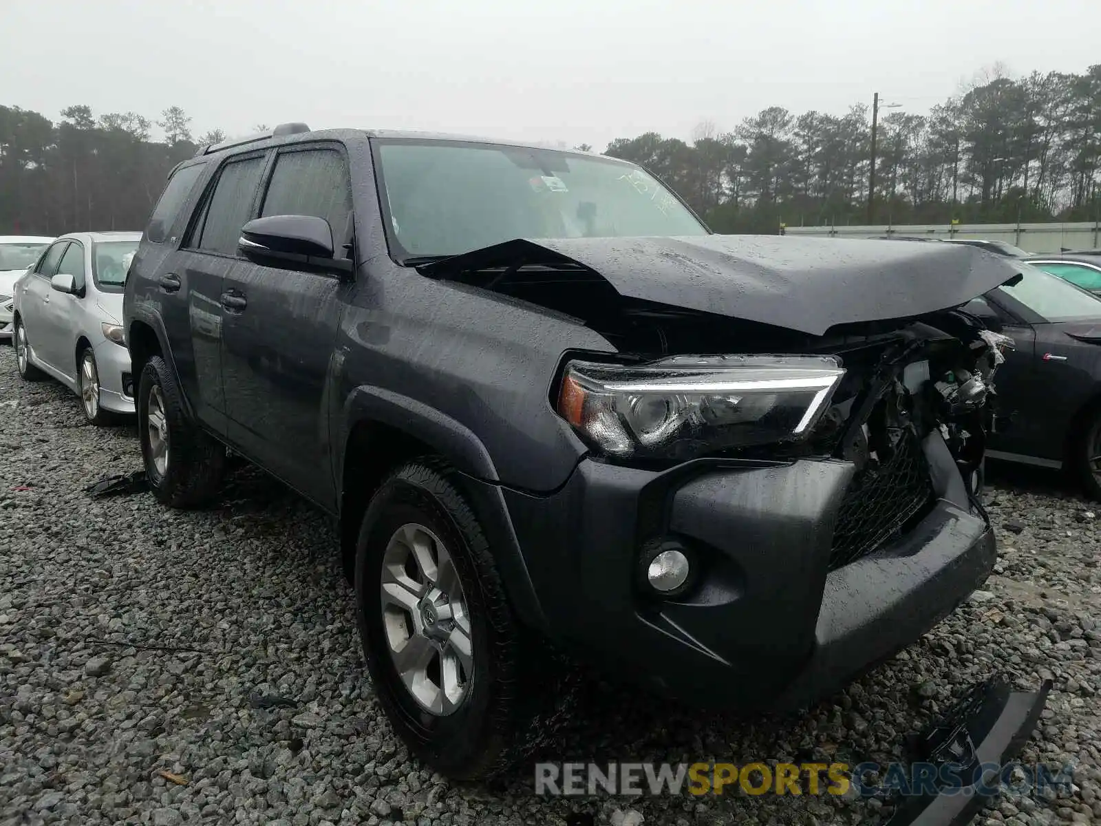 1 Photograph of a damaged car JTEZU5JR1K5207598 TOYOTA 4RUNNER 2019