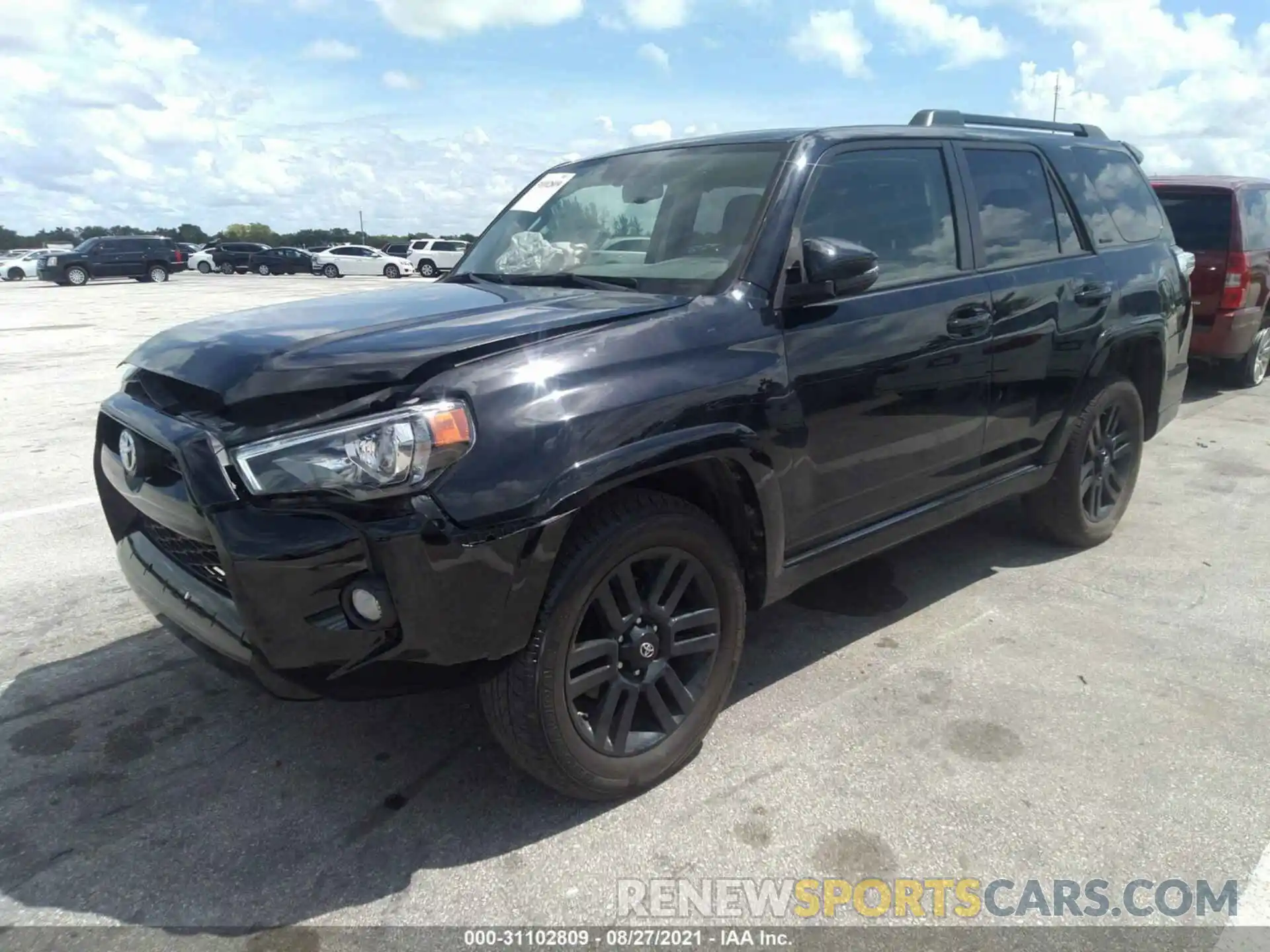 2 Photograph of a damaged car JTEZU5JR1K5207715 TOYOTA 4RUNNER 2019