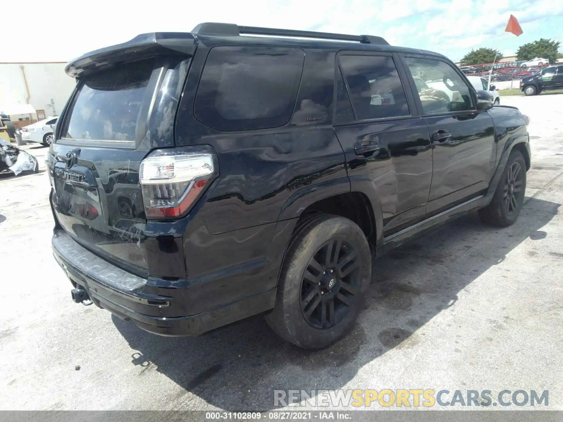 4 Фотография поврежденного автомобиля JTEZU5JR1K5207715 TOYOTA 4RUNNER 2019