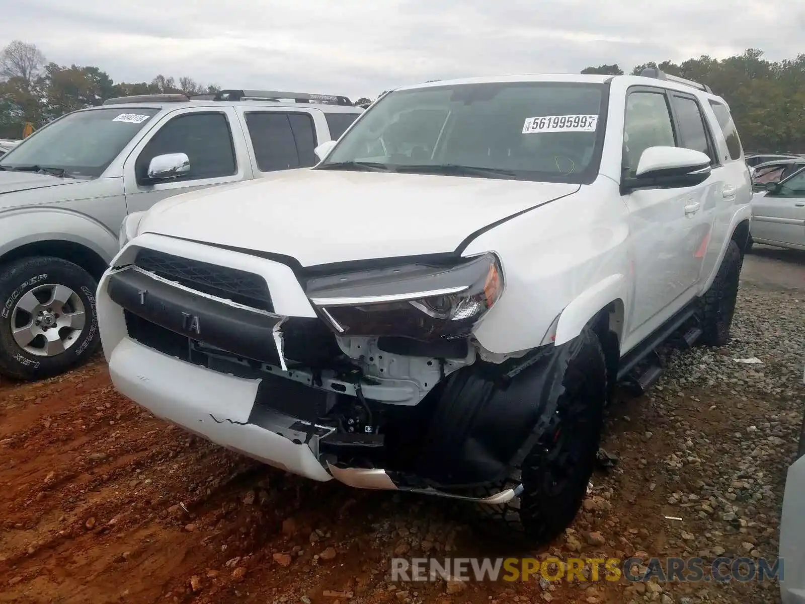 2 Photograph of a damaged car JTEZU5JR1K5208928 TOYOTA 4RUNNER 2019