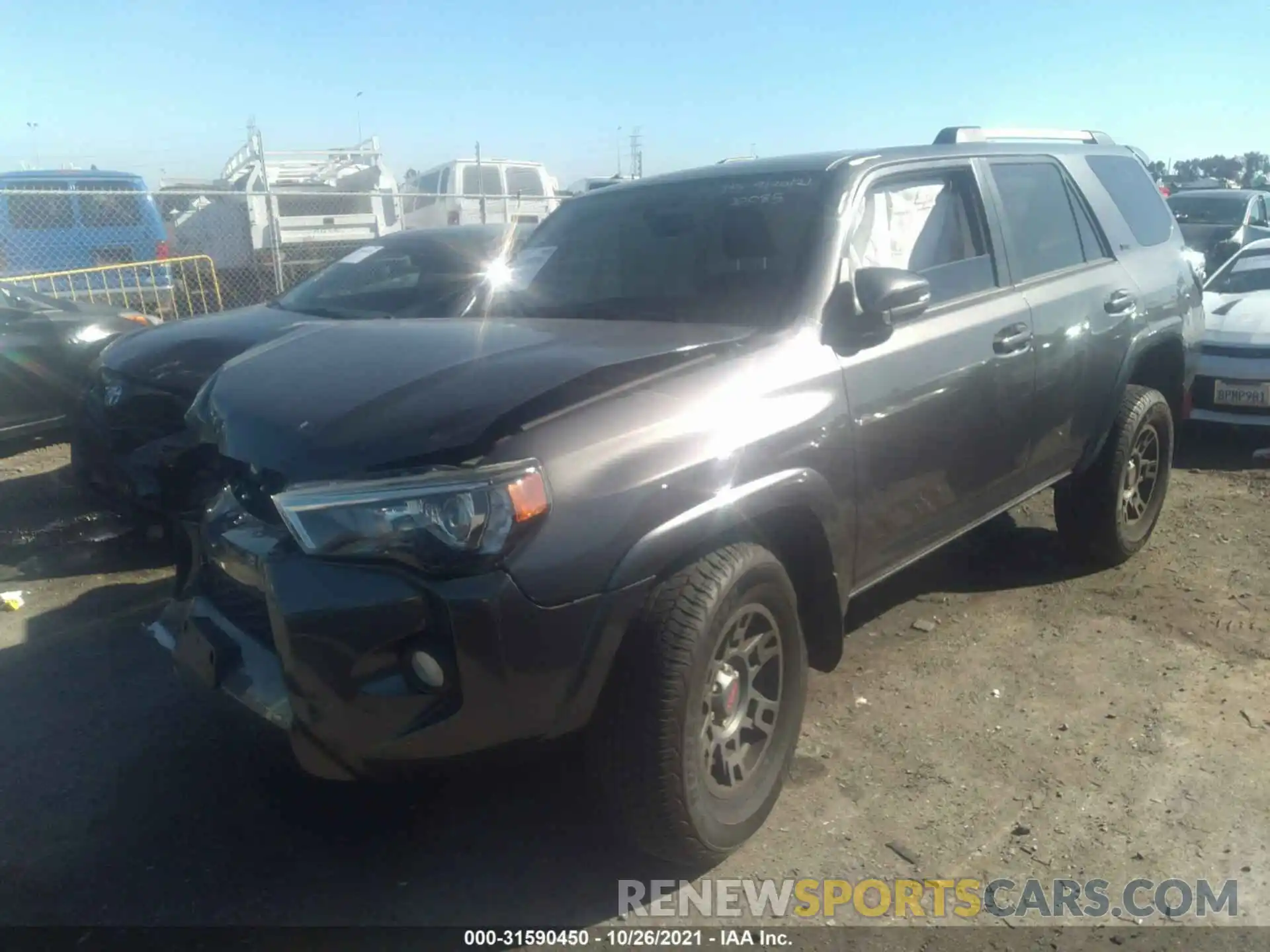 2 Фотография поврежденного автомобиля JTEZU5JR1K5212784 TOYOTA 4RUNNER 2019