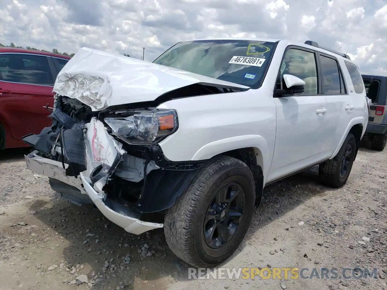 2 Фотография поврежденного автомобиля JTEZU5JR2K5193436 TOYOTA 4RUNNER 2019