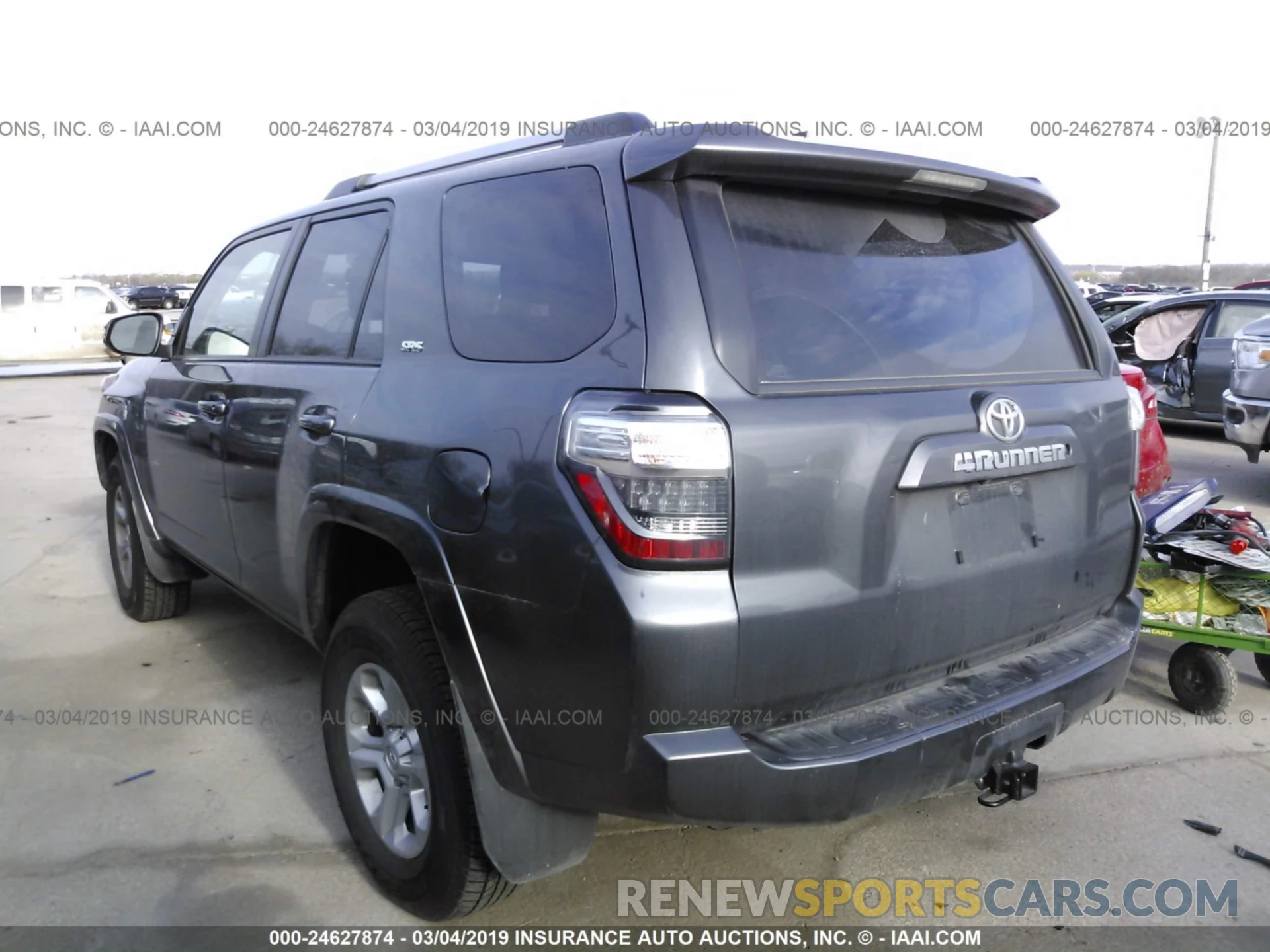 3 Фотография поврежденного автомобиля JTEZU5JR2K5193470 TOYOTA 4RUNNER 2019