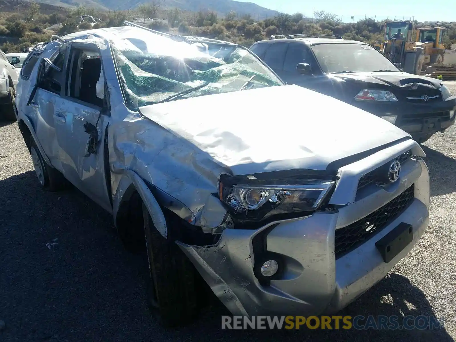 1 Photograph of a damaged car JTEZU5JR2K5193534 TOYOTA 4RUNNER 2019