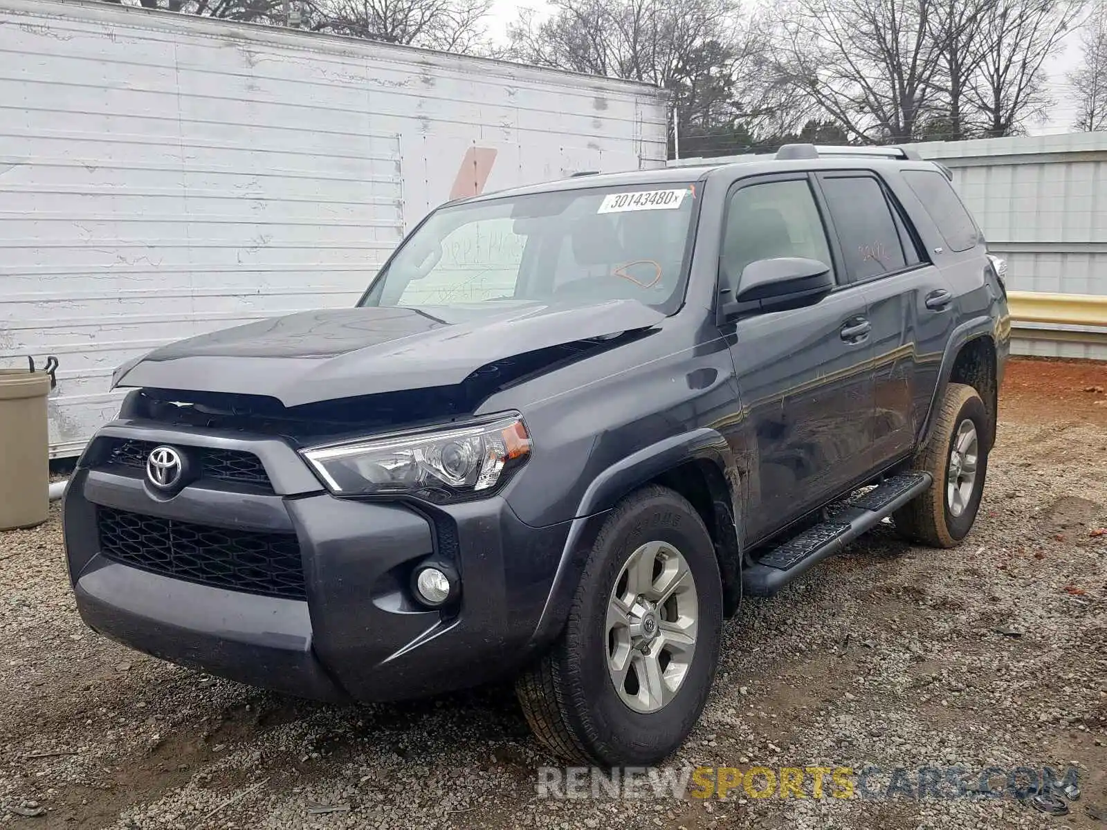 2 Photograph of a damaged car JTEZU5JR2K5194327 TOYOTA 4RUNNER 2019