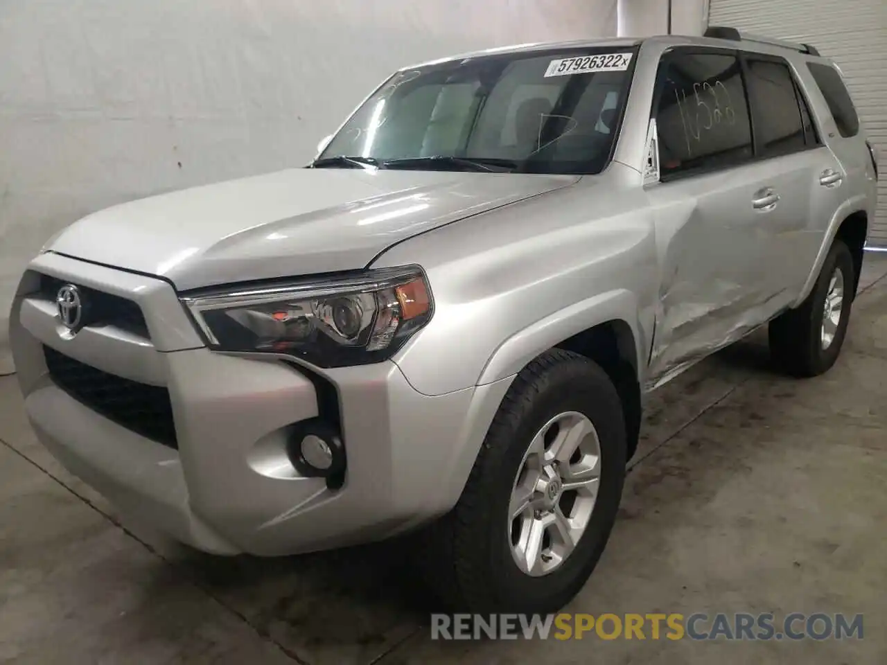 2 Фотография поврежденного автомобиля JTEZU5JR2K5197017 TOYOTA 4RUNNER 2019