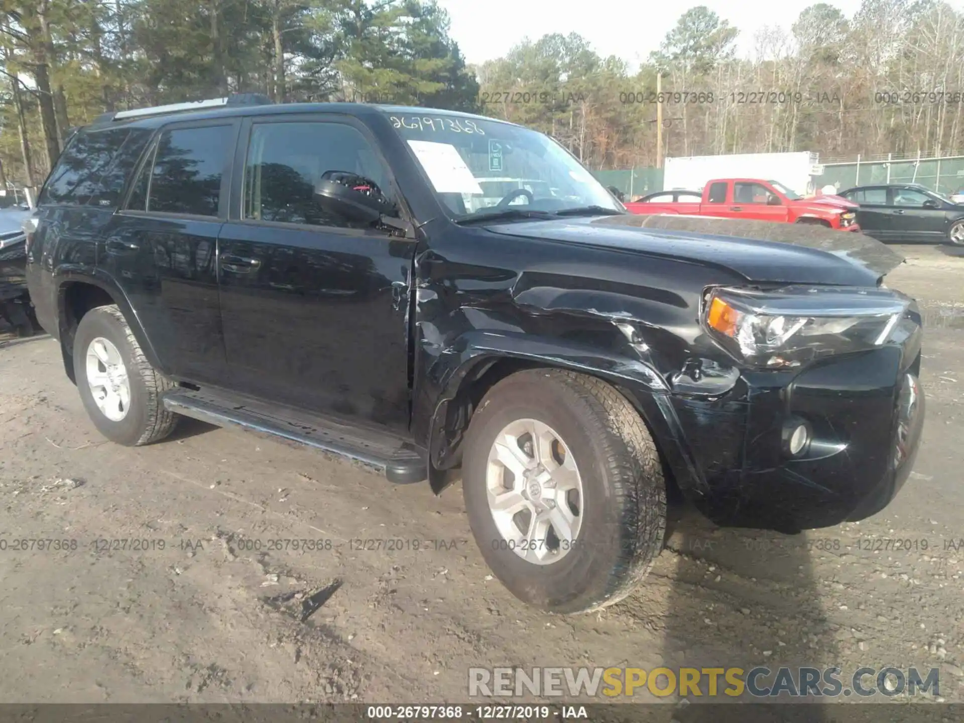 1 Photograph of a damaged car JTEZU5JR2K5198880 TOYOTA 4RUNNER 2019