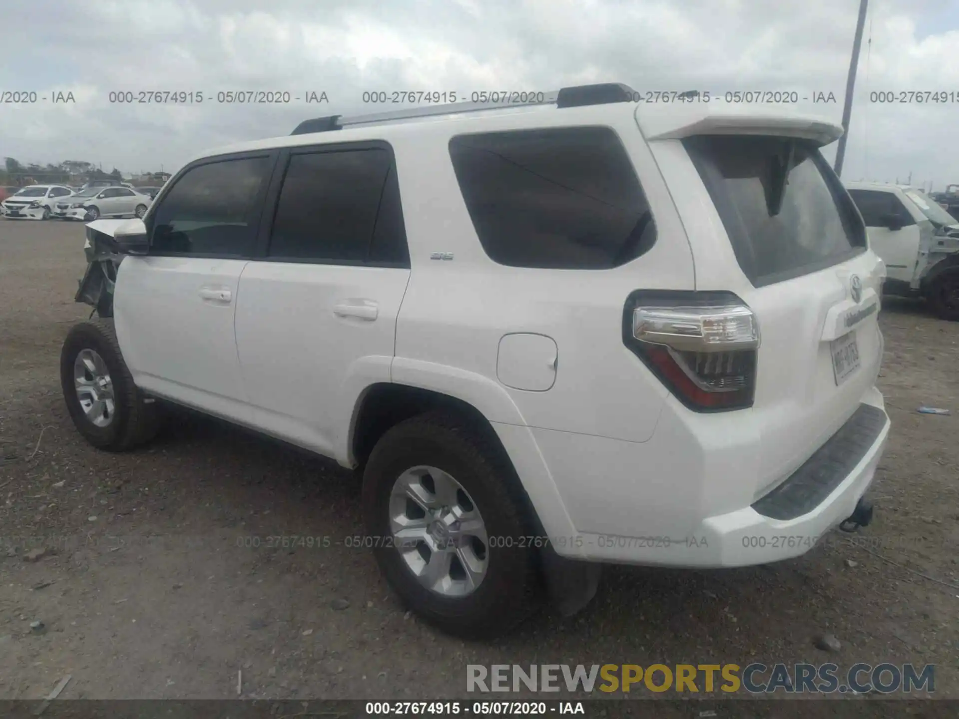 3 Фотография поврежденного автомобиля JTEZU5JR2K5199463 TOYOTA 4RUNNER 2019