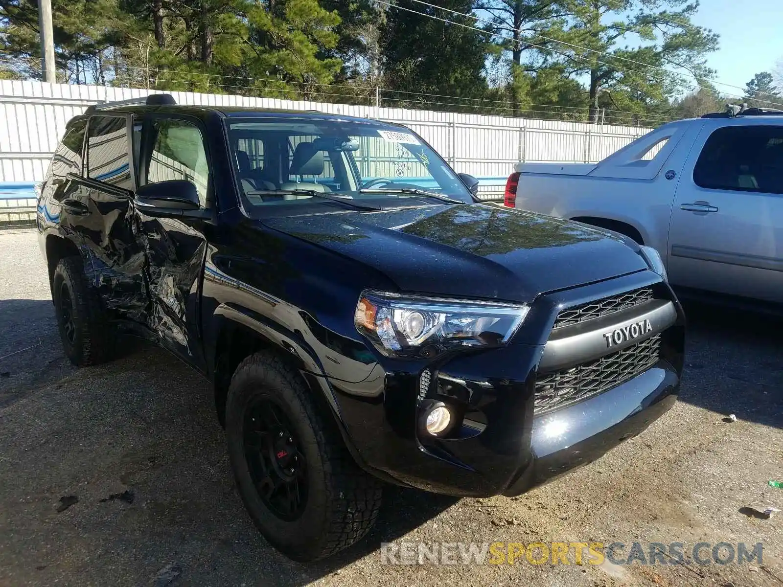 1 Photograph of a damaged car JTEZU5JR2K5201857 TOYOTA 4RUNNER 2019