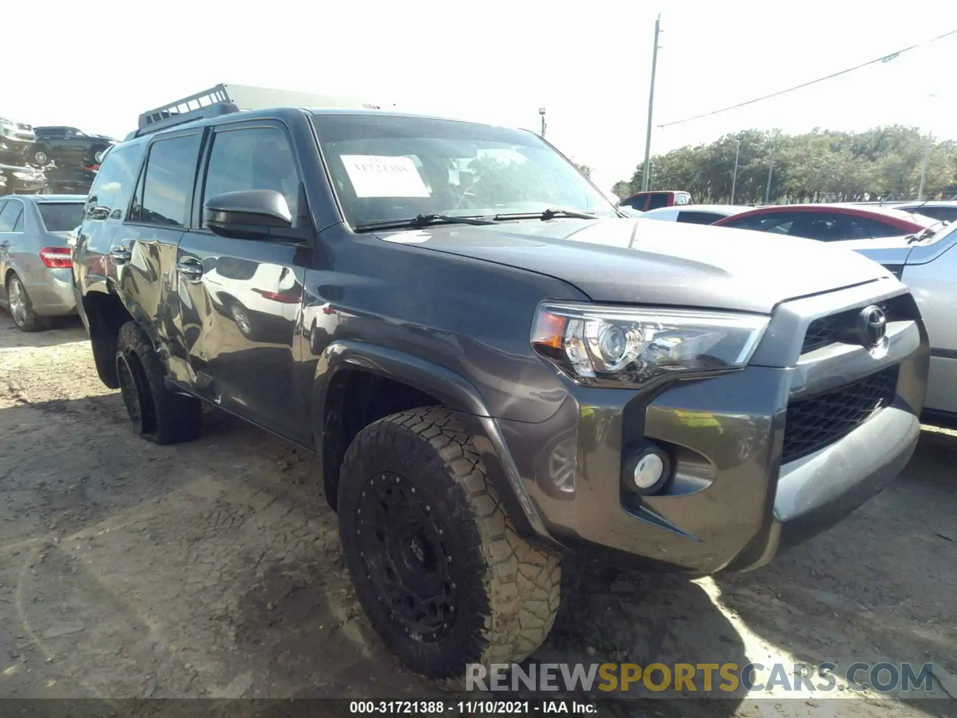 1 Photograph of a damaged car JTEZU5JR2K5202684 TOYOTA 4RUNNER 2019