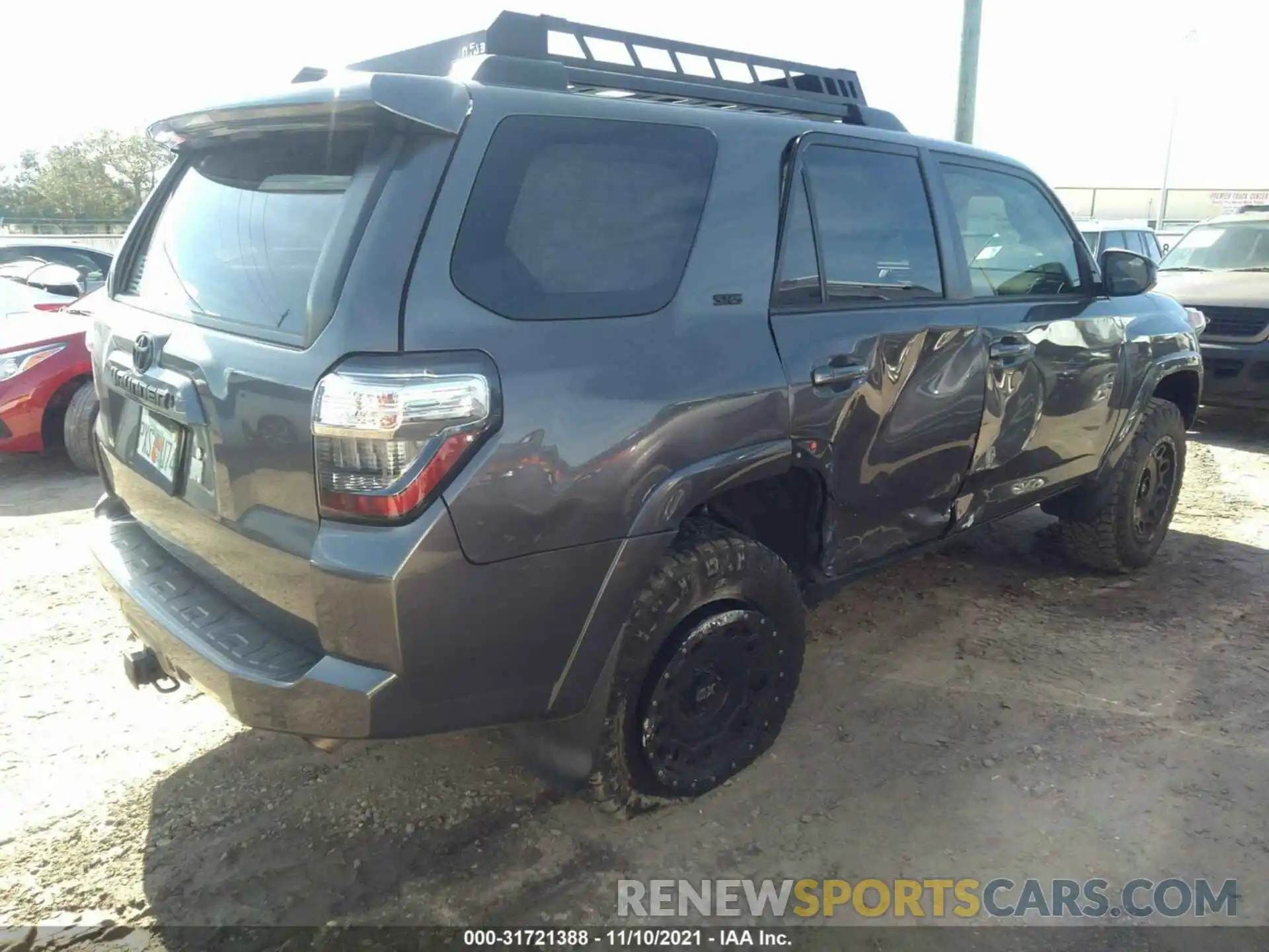 4 Фотография поврежденного автомобиля JTEZU5JR2K5202684 TOYOTA 4RUNNER 2019