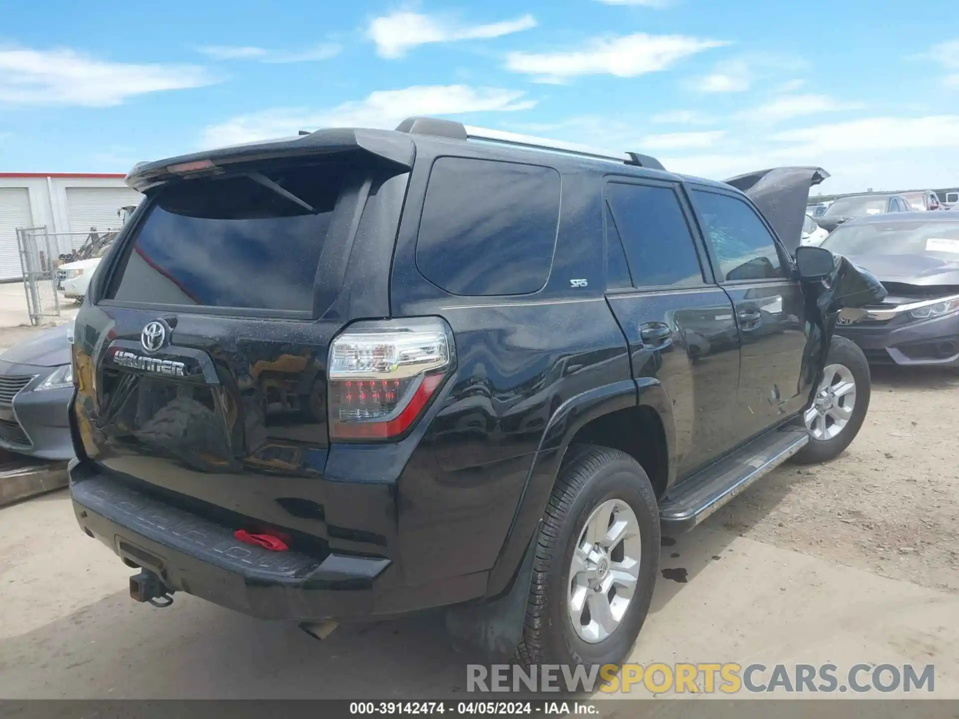 4 Фотография поврежденного автомобиля JTEZU5JR2K5203494 TOYOTA 4RUNNER 2019