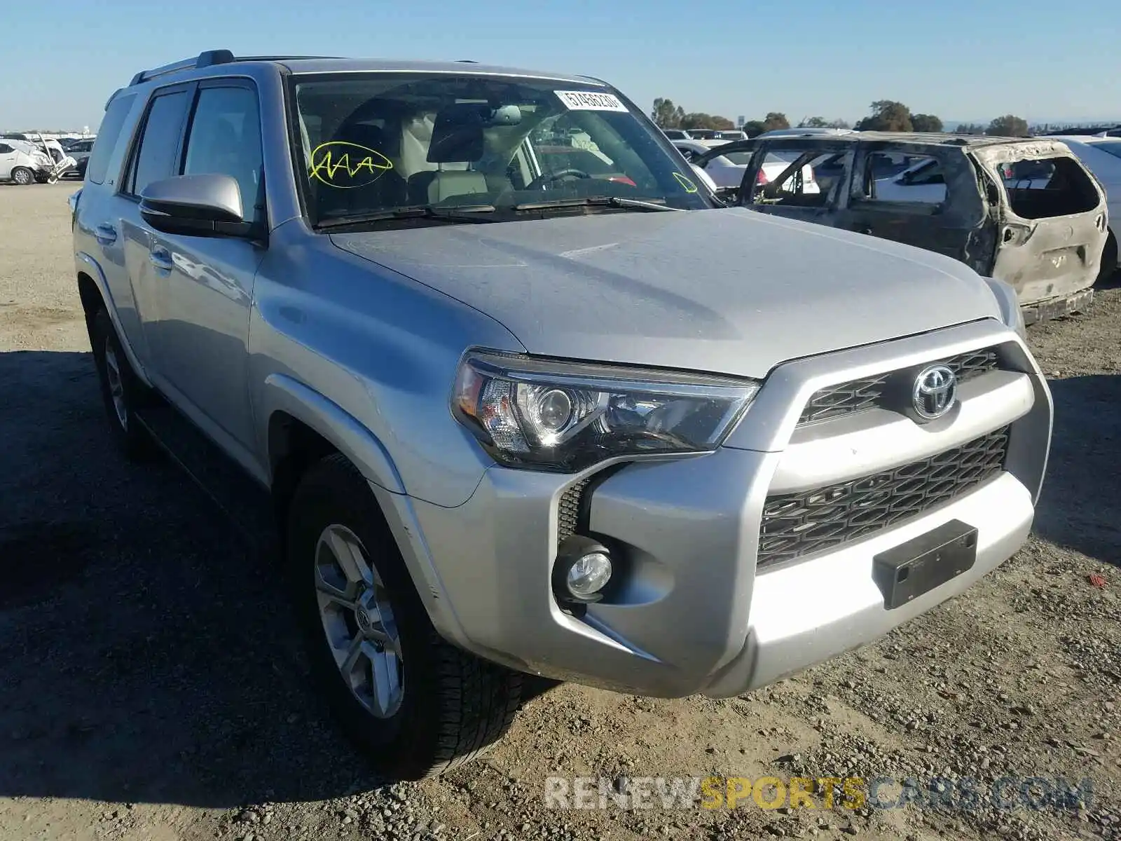 1 Фотография поврежденного автомобиля JTEZU5JR2K5203964 TOYOTA 4RUNNER 2019