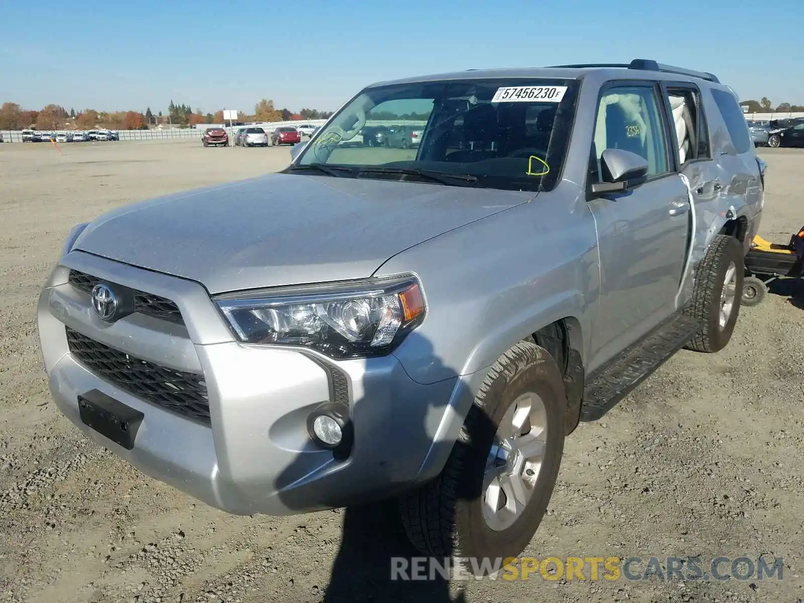 2 Фотография поврежденного автомобиля JTEZU5JR2K5203964 TOYOTA 4RUNNER 2019