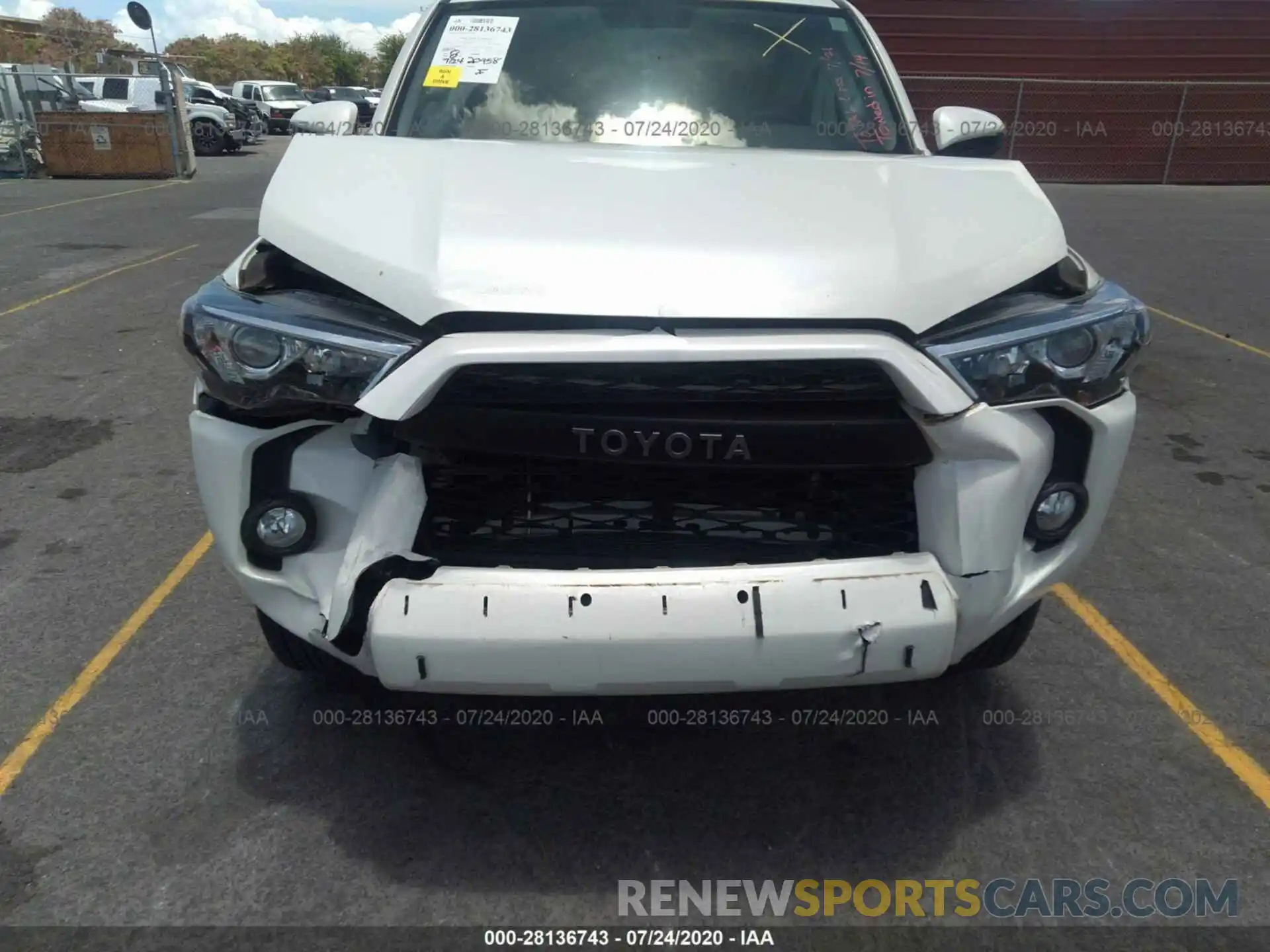 6 Photograph of a damaged car JTEZU5JR2K5205049 TOYOTA 4RUNNER 2019