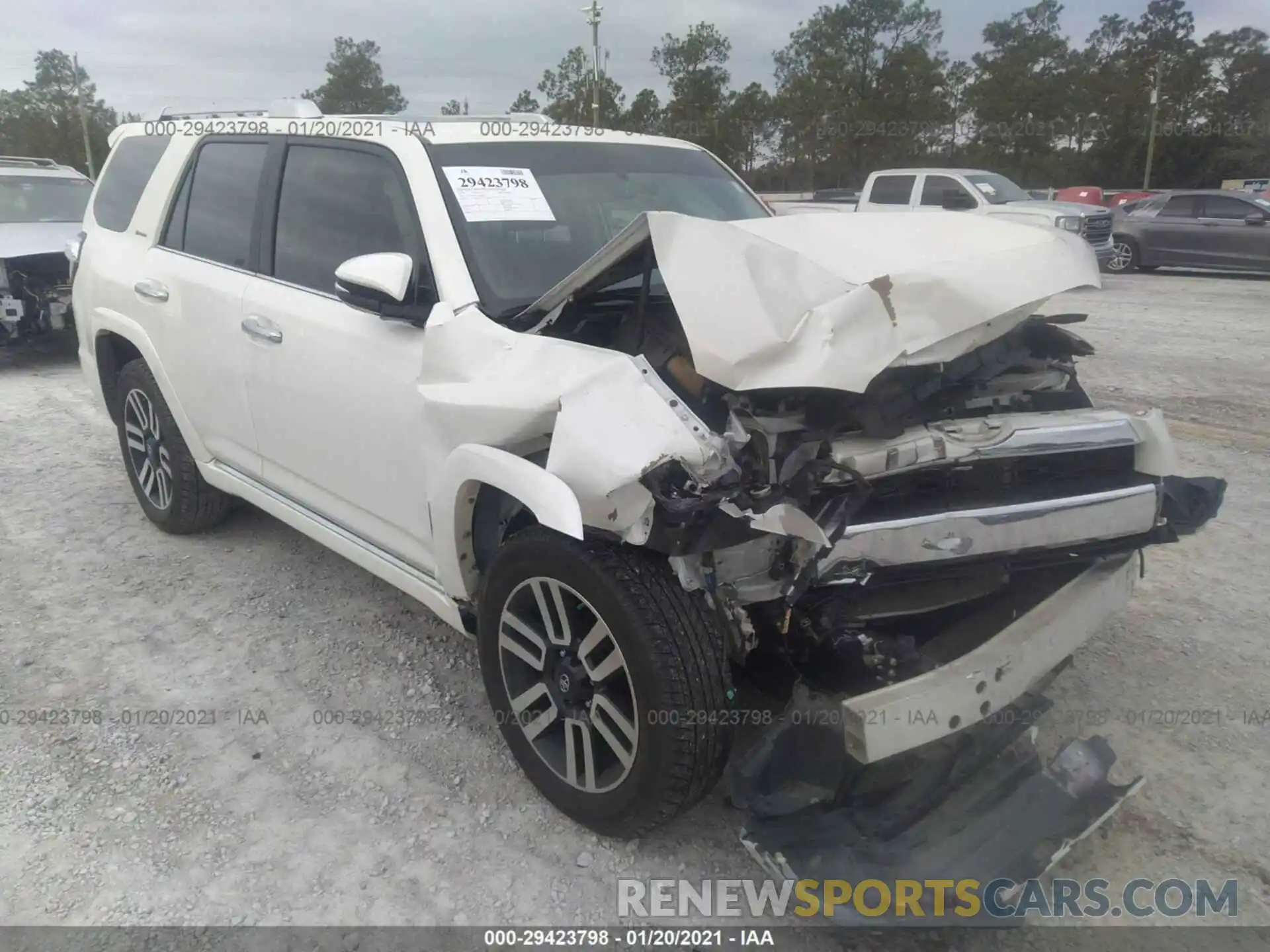 1 Photograph of a damaged car JTEZU5JR2K5206038 TOYOTA 4RUNNER 2019