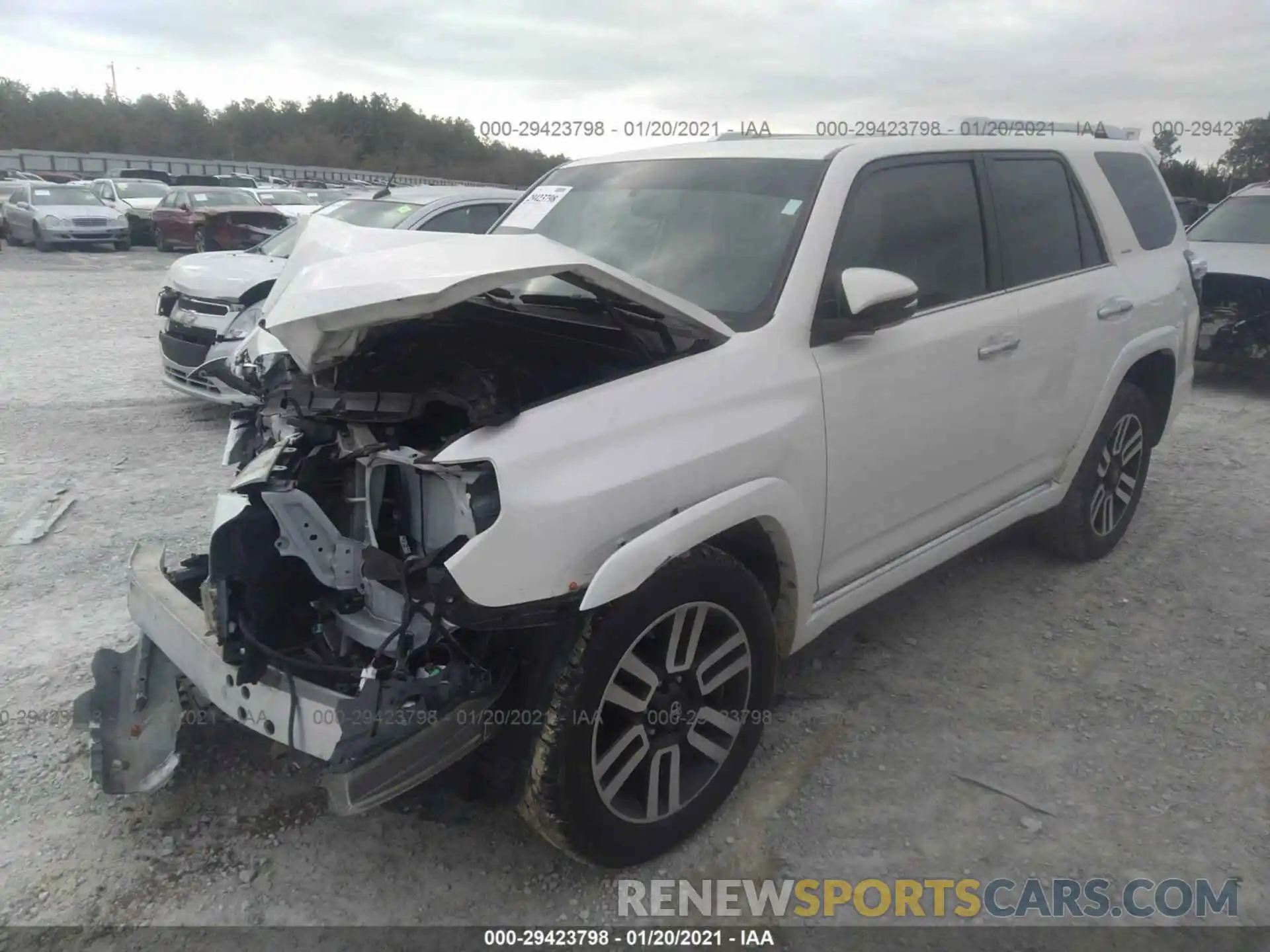 2 Фотография поврежденного автомобиля JTEZU5JR2K5206038 TOYOTA 4RUNNER 2019