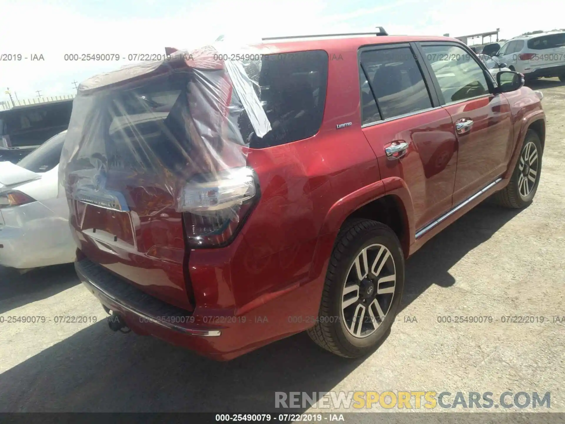 4 Фотография поврежденного автомобиля JTEZU5JR2K5206475 TOYOTA 4RUNNER 2019