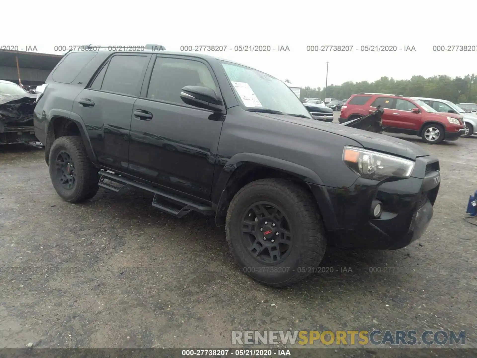 1 Photograph of a damaged car JTEZU5JR2K5206976 TOYOTA 4RUNNER 2019