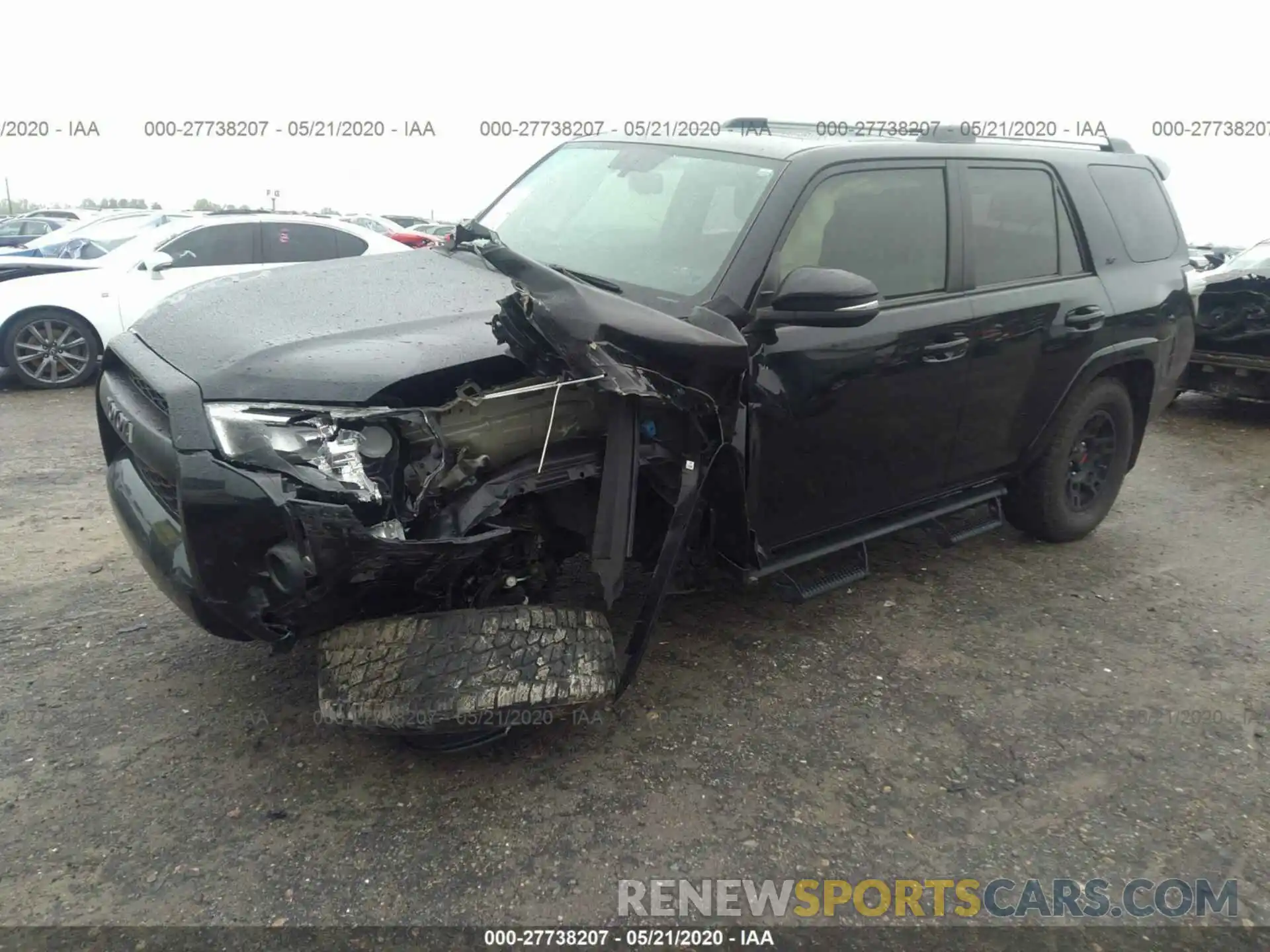 2 Photograph of a damaged car JTEZU5JR2K5206976 TOYOTA 4RUNNER 2019