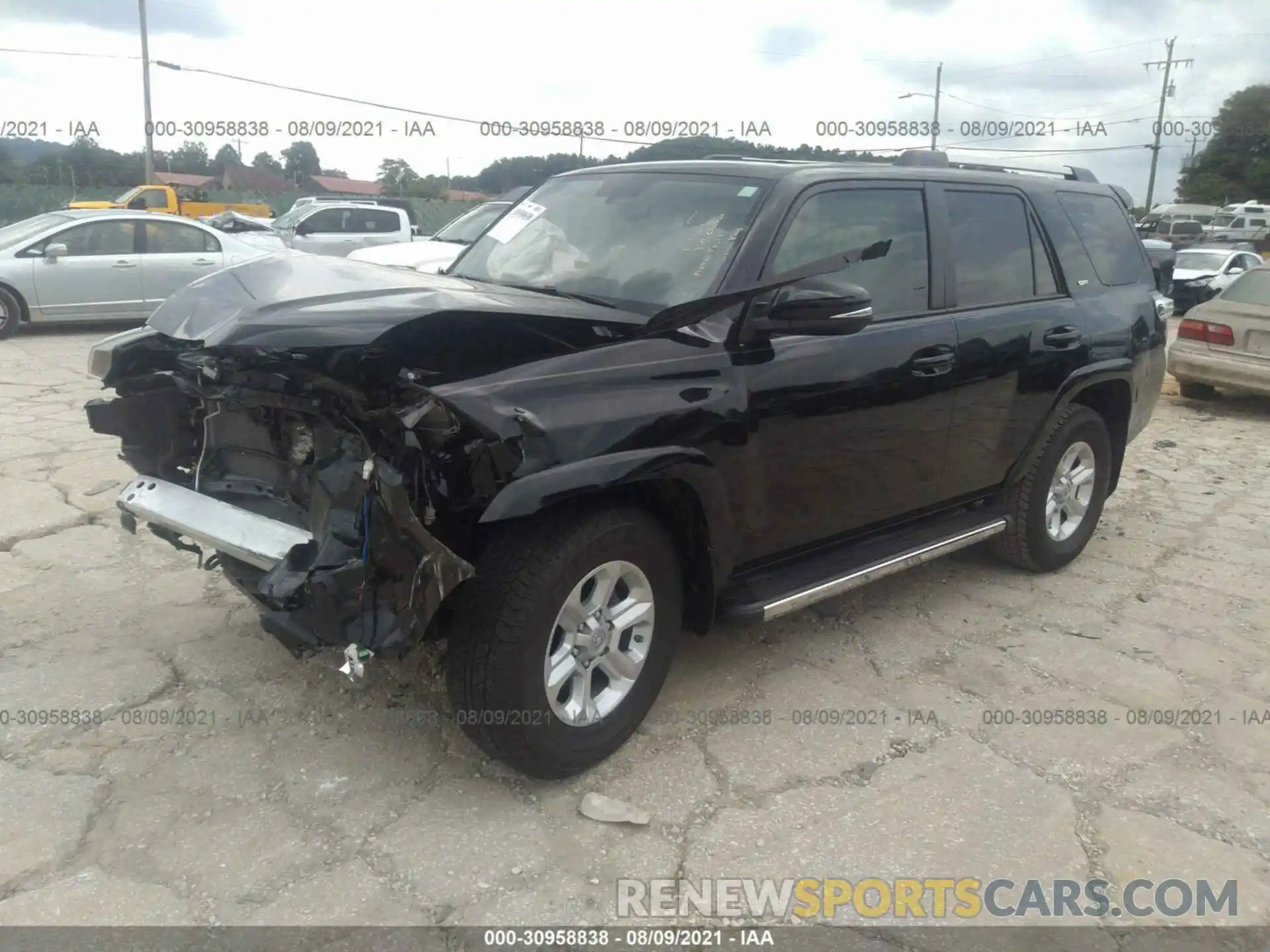 2 Photograph of a damaged car JTEZU5JR2K5207027 TOYOTA 4RUNNER 2019