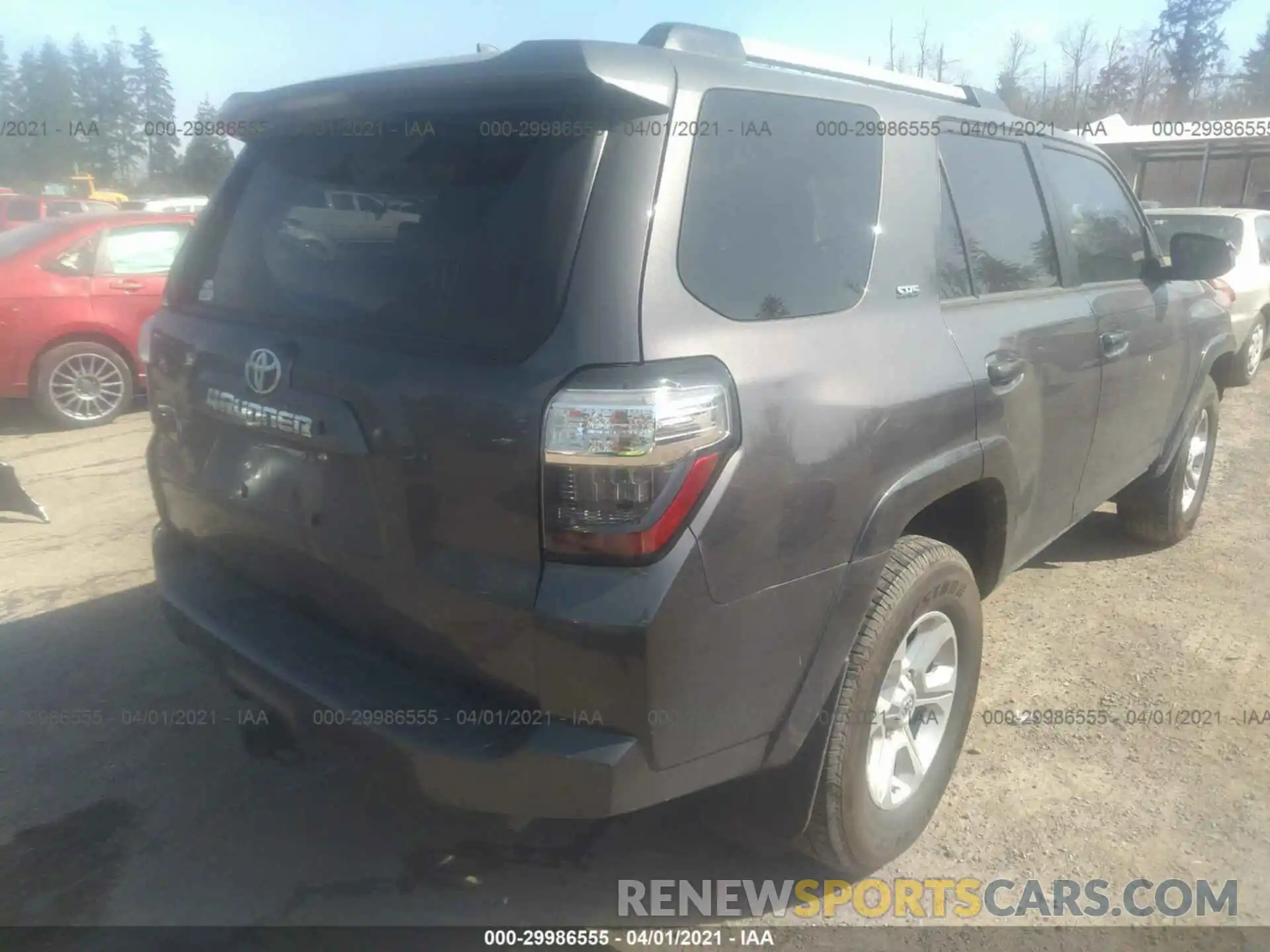 4 Фотография поврежденного автомобиля JTEZU5JR2K5207139 TOYOTA 4RUNNER 2019