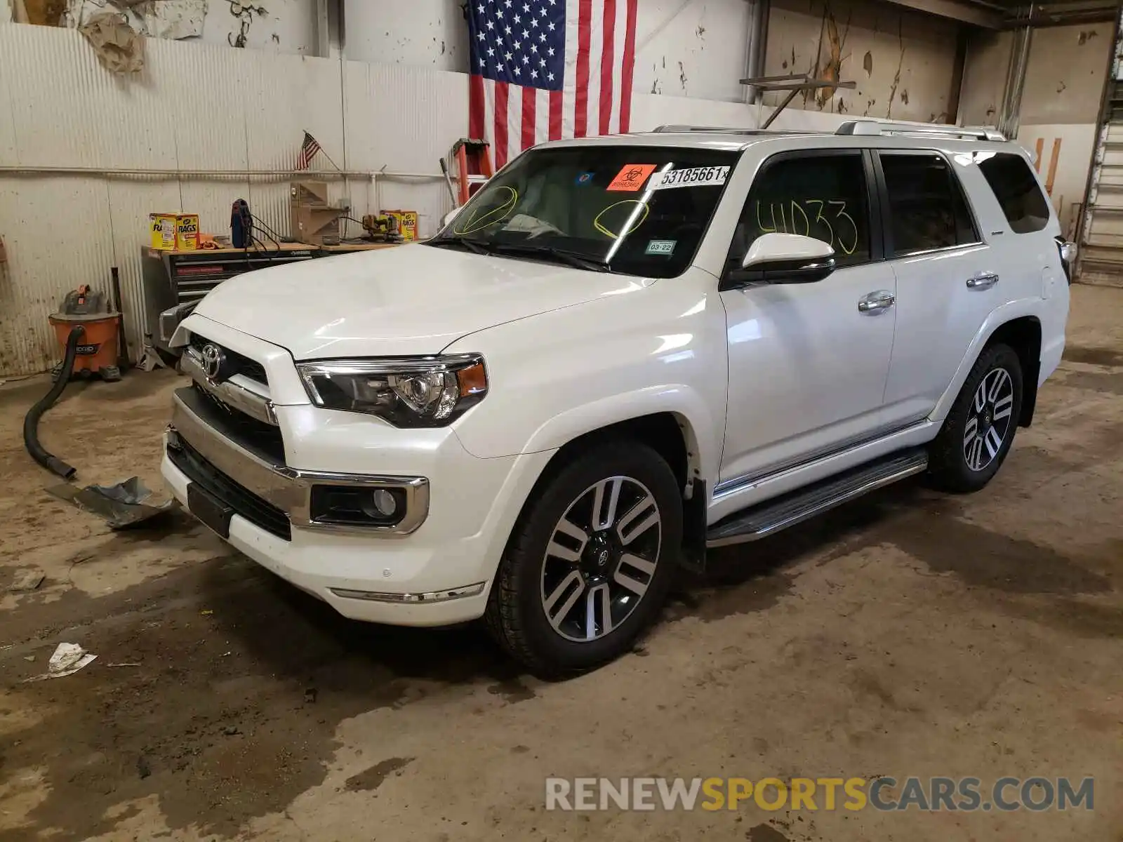 2 Фотография поврежденного автомобиля JTEZU5JR2K5207609 TOYOTA 4RUNNER 2019