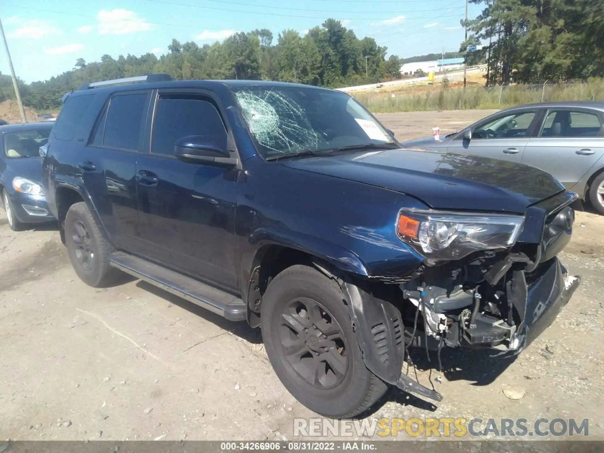 1 Photograph of a damaged car JTEZU5JR2K5209540 TOYOTA 4RUNNER 2019