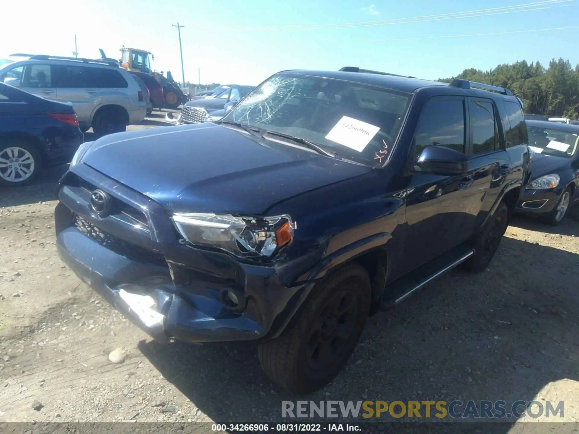 2 Photograph of a damaged car JTEZU5JR2K5209540 TOYOTA 4RUNNER 2019