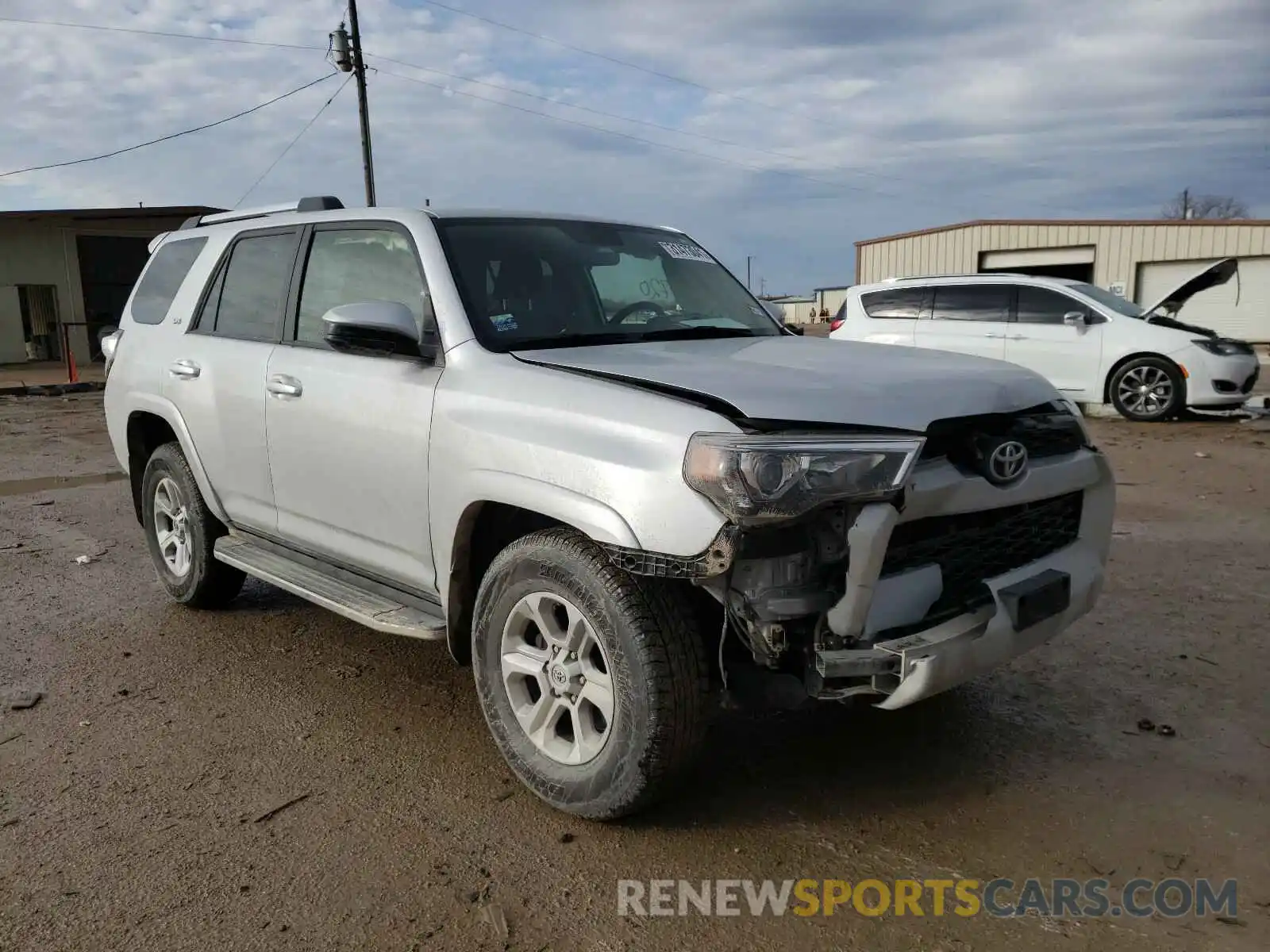 1 Photograph of a damaged car JTEZU5JR2K5212048 TOYOTA 4RUNNER 2019