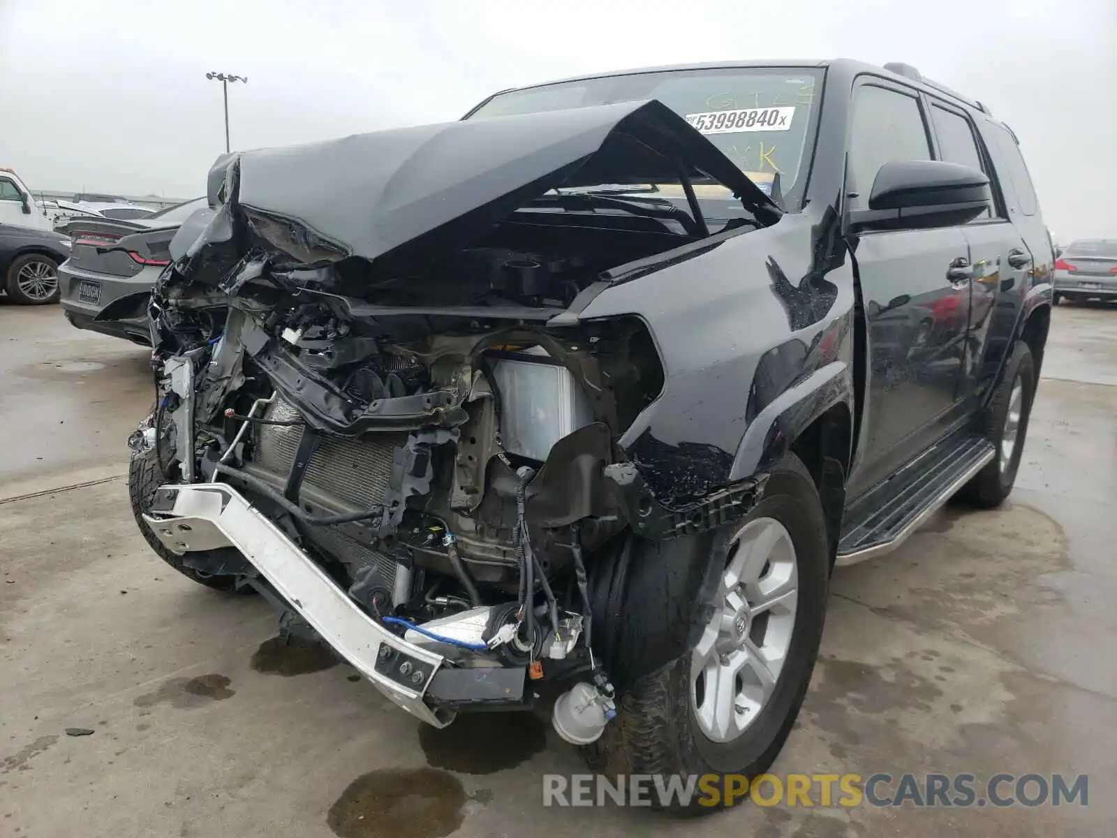 2 Photograph of a damaged car JTEZU5JR2K5212776 TOYOTA 4RUNNER 2019