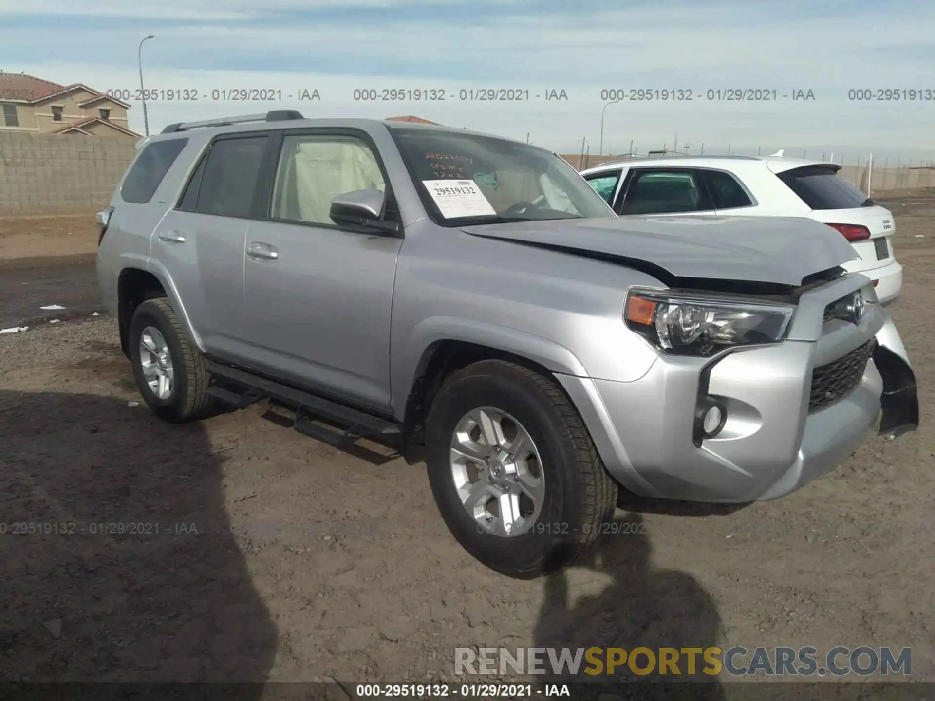 1 Photograph of a damaged car JTEZU5JR2K5212812 TOYOTA 4RUNNER 2019