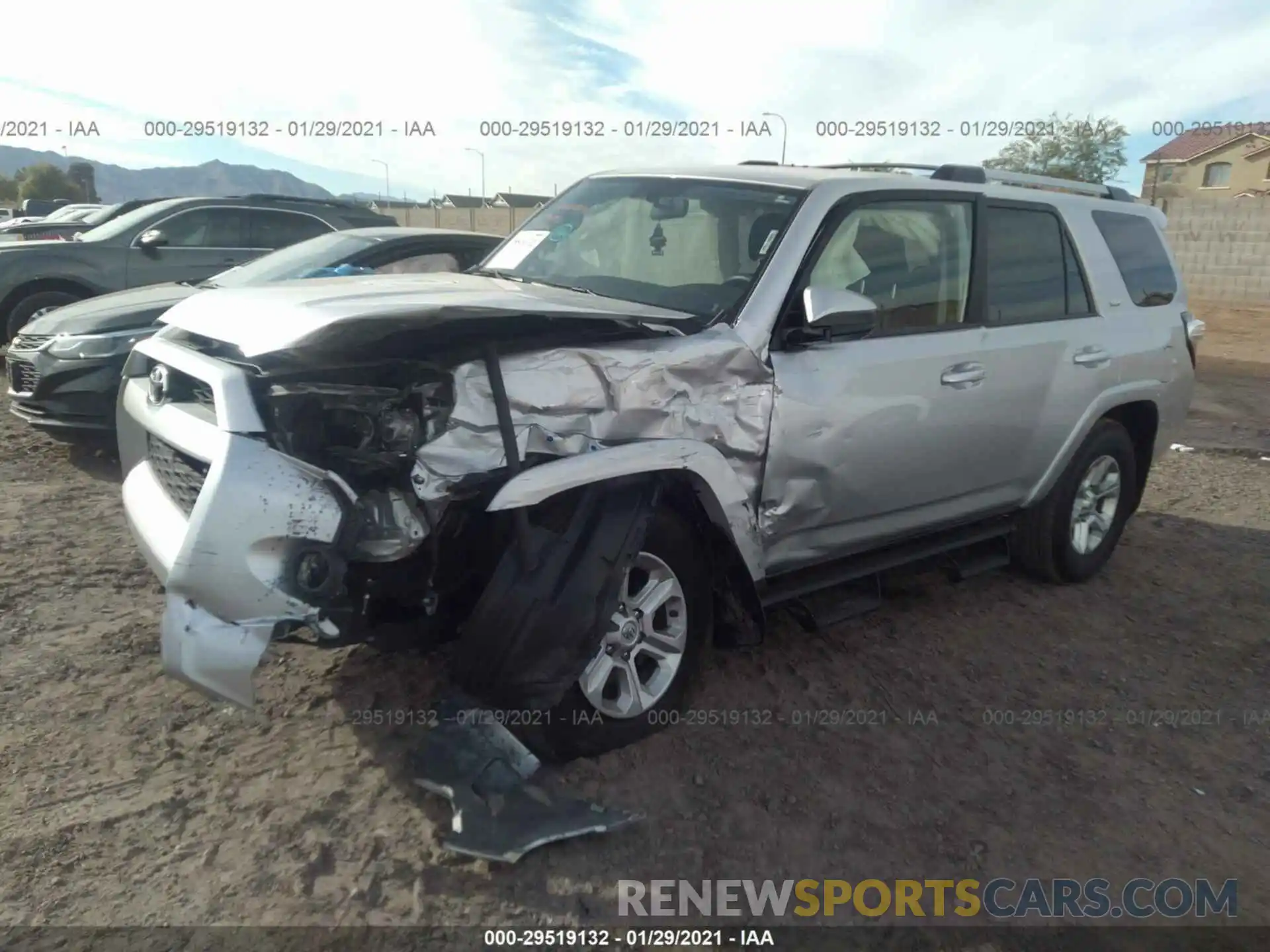 2 Photograph of a damaged car JTEZU5JR2K5212812 TOYOTA 4RUNNER 2019