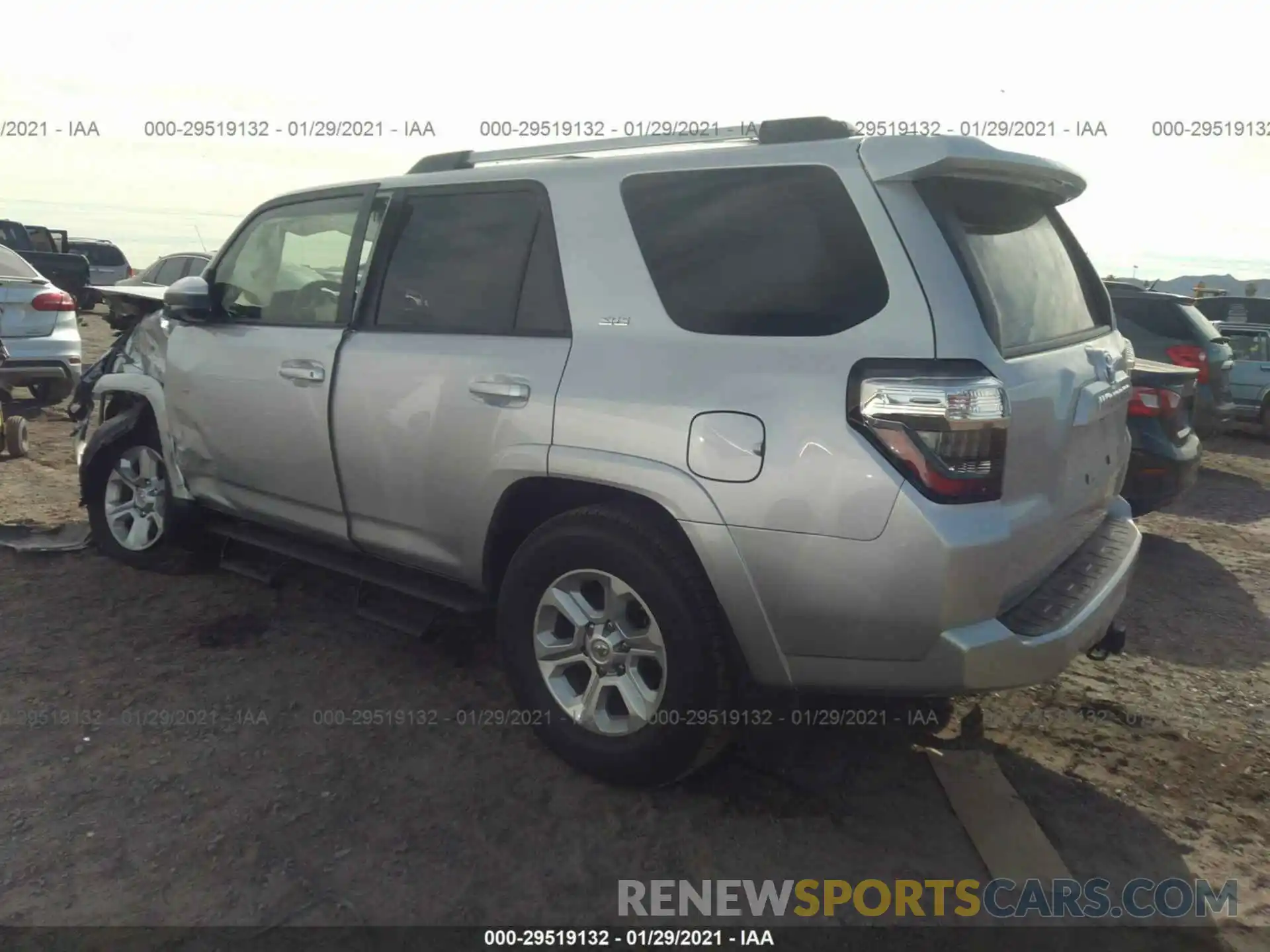 3 Фотография поврежденного автомобиля JTEZU5JR2K5212812 TOYOTA 4RUNNER 2019