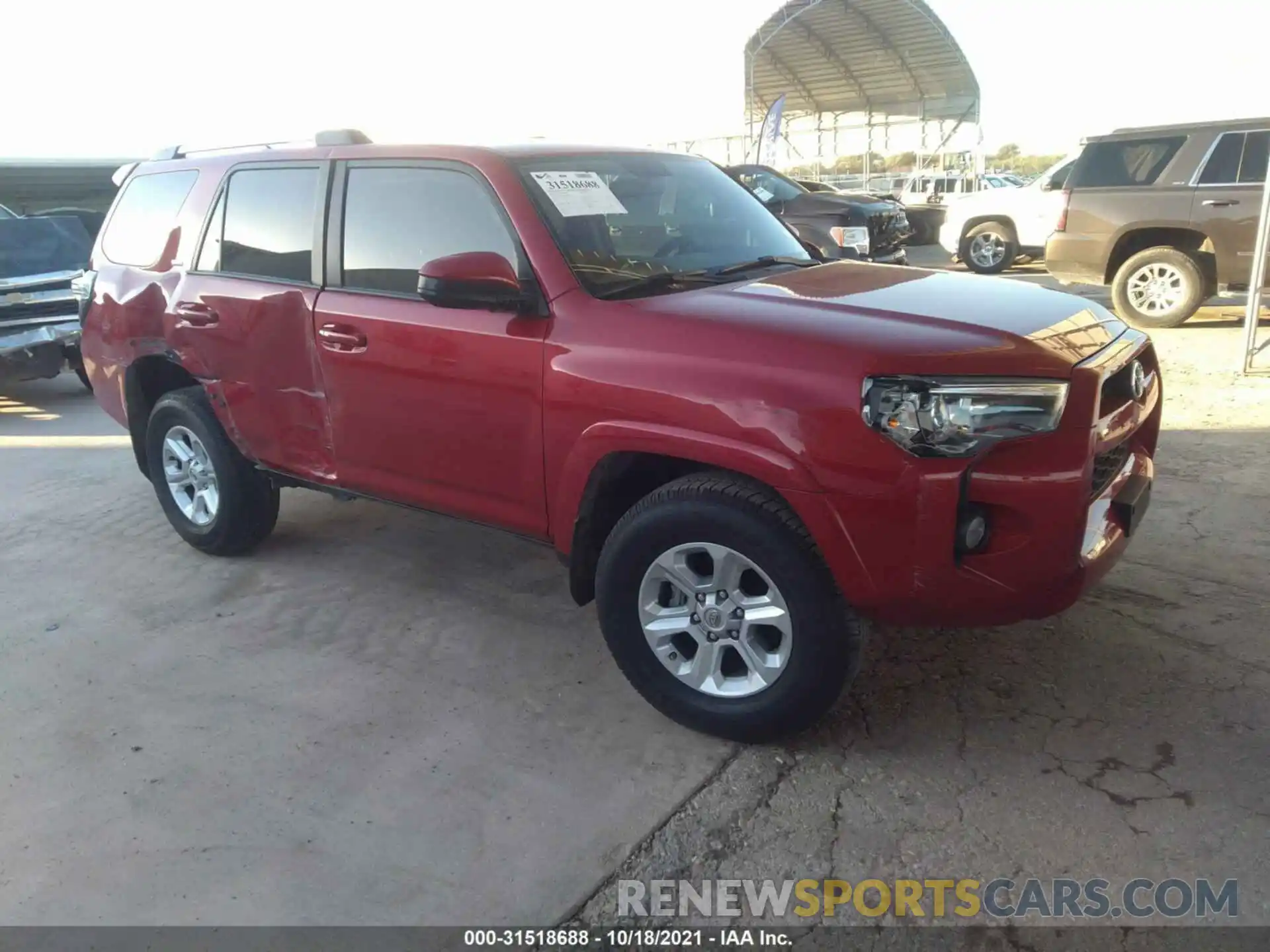 1 Фотография поврежденного автомобиля JTEZU5JR2K5213605 TOYOTA 4RUNNER 2019