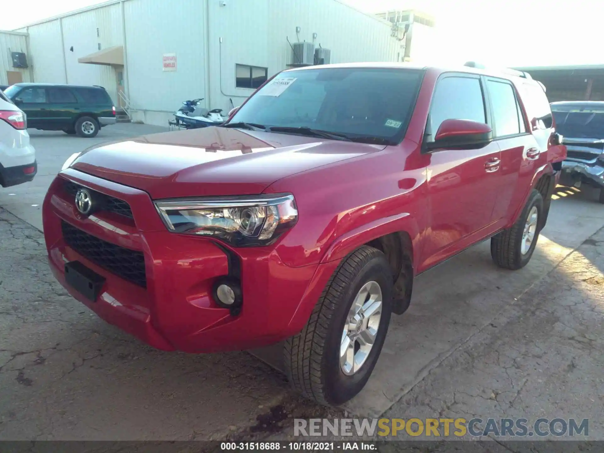 2 Фотография поврежденного автомобиля JTEZU5JR2K5213605 TOYOTA 4RUNNER 2019