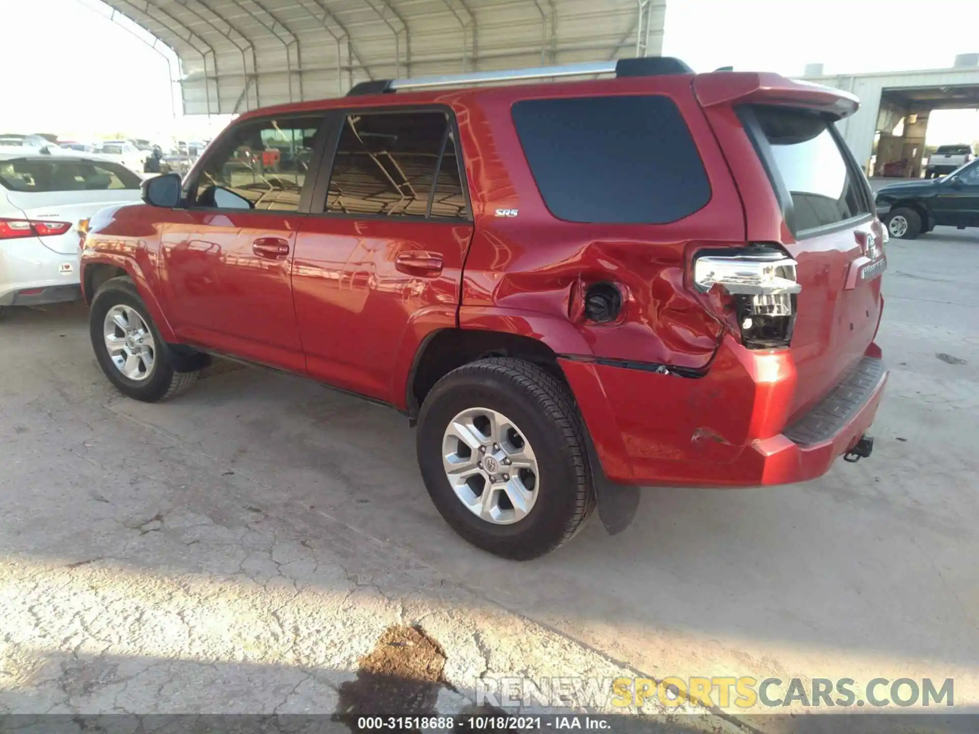 3 Photograph of a damaged car JTEZU5JR2K5213605 TOYOTA 4RUNNER 2019