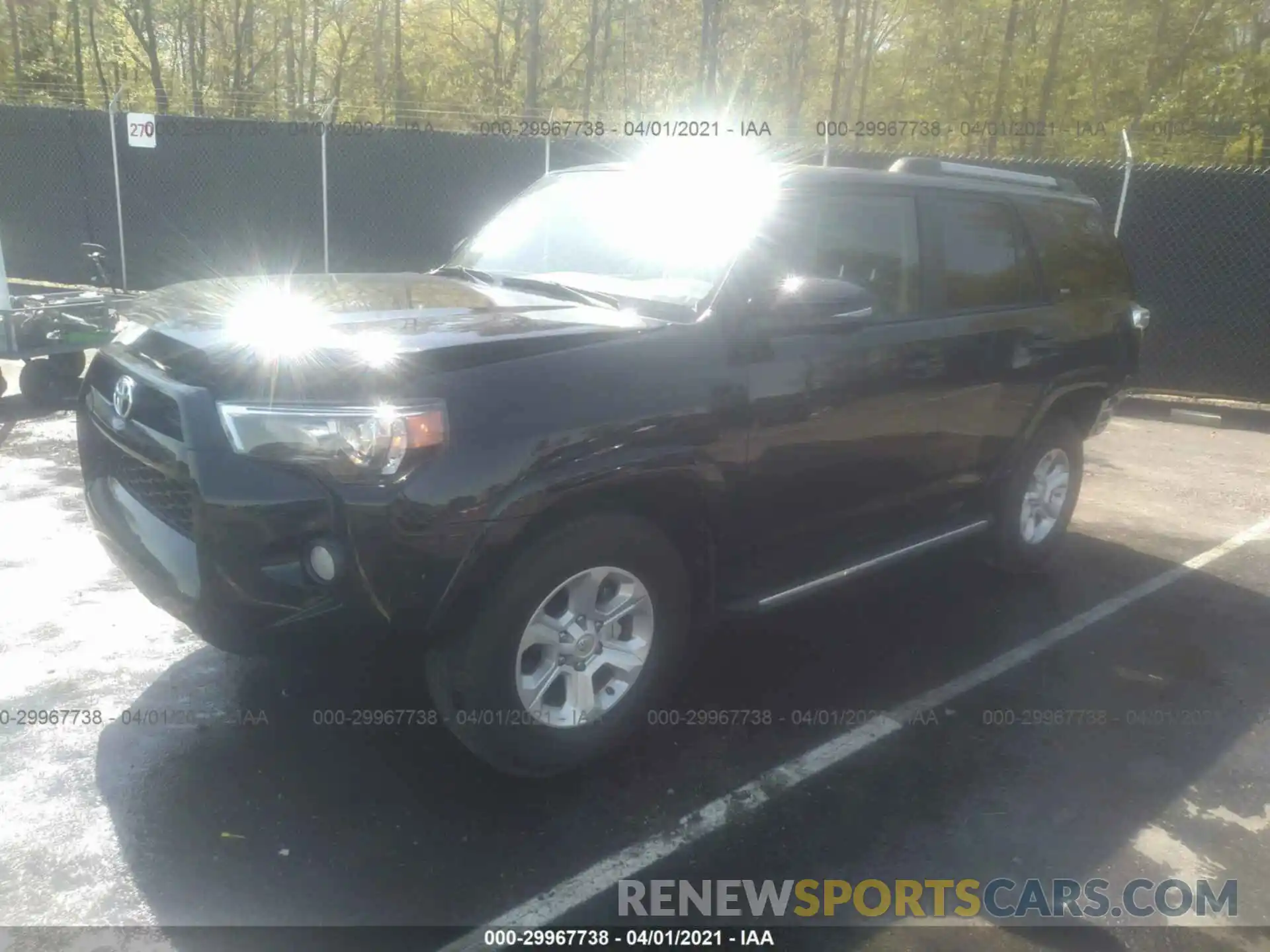 2 Photograph of a damaged car JTEZU5JR3K5192389 TOYOTA 4RUNNER 2019