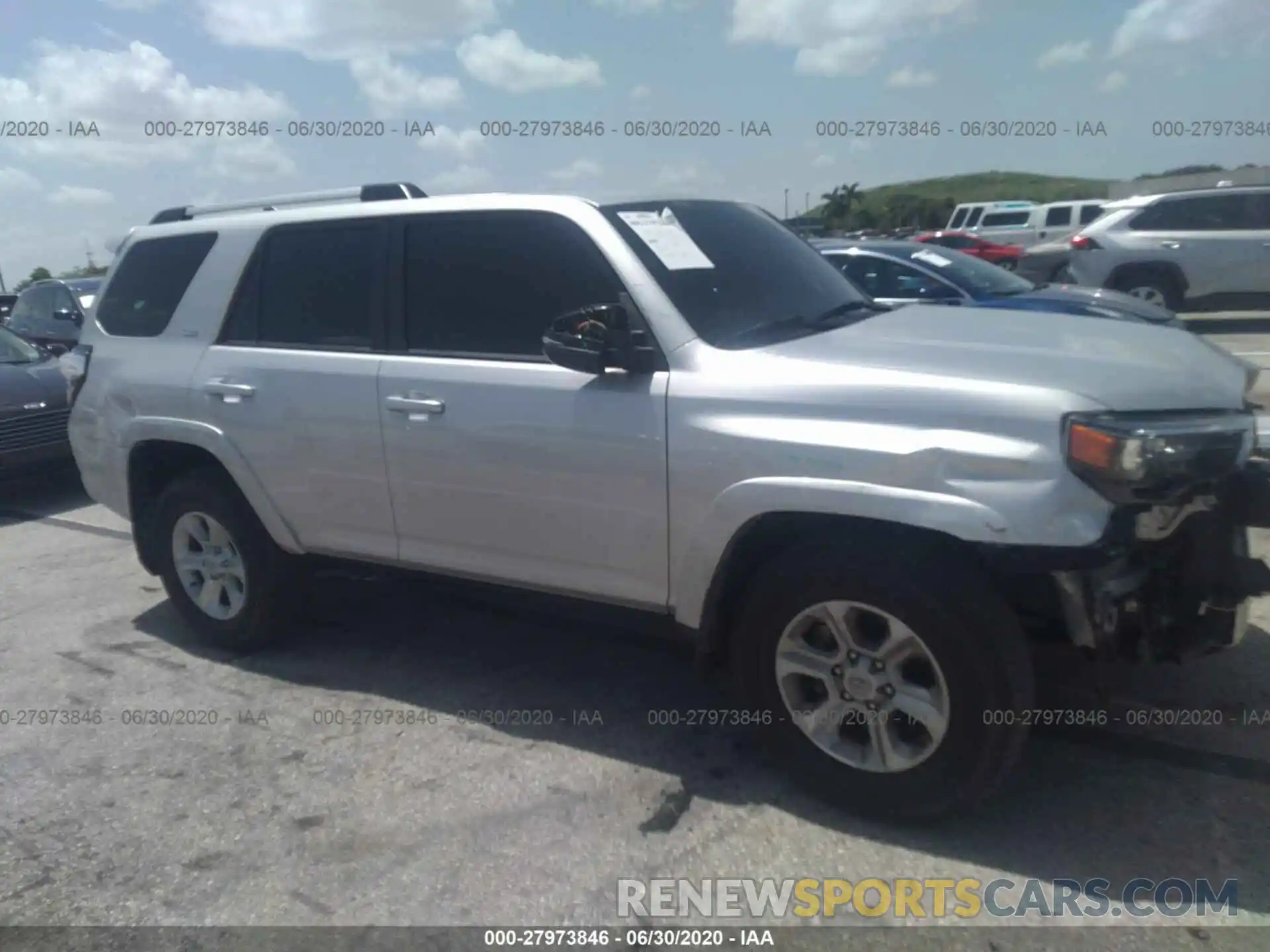 6 Photograph of a damaged car JTEZU5JR3K5193610 TOYOTA 4RUNNER 2019