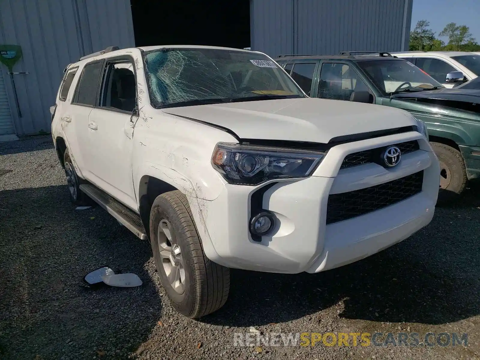 1 Photograph of a damaged car JTEZU5JR3K5193767 TOYOTA 4RUNNER 2019