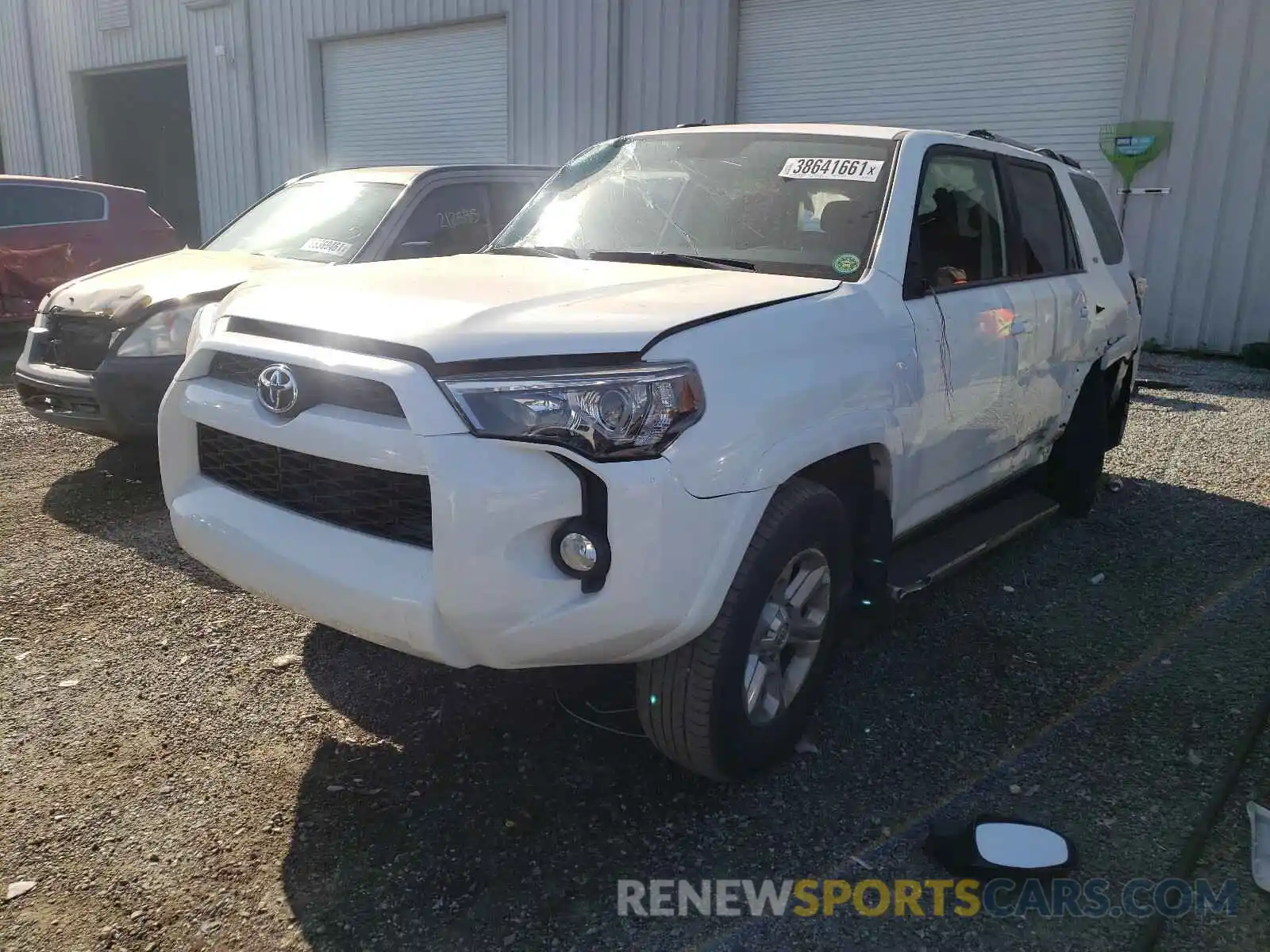 2 Photograph of a damaged car JTEZU5JR3K5193767 TOYOTA 4RUNNER 2019