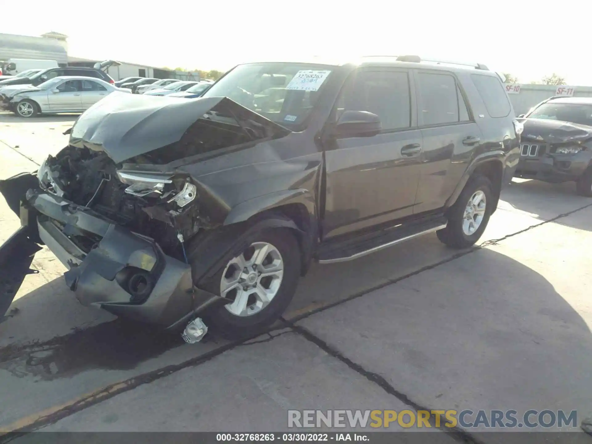 2 Photograph of a damaged car JTEZU5JR3K5194191 TOYOTA 4RUNNER 2019