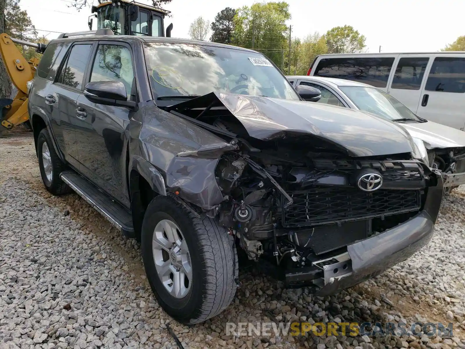 1 Photograph of a damaged car JTEZU5JR3K5195129 TOYOTA 4RUNNER 2019