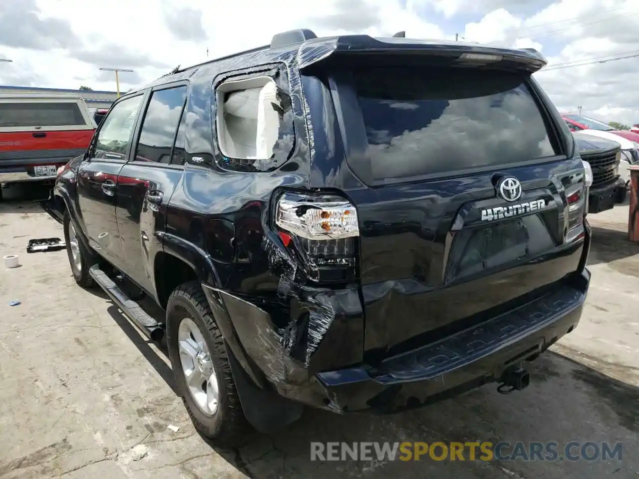 3 Фотография поврежденного автомобиля JTEZU5JR3K5197155 TOYOTA 4RUNNER 2019