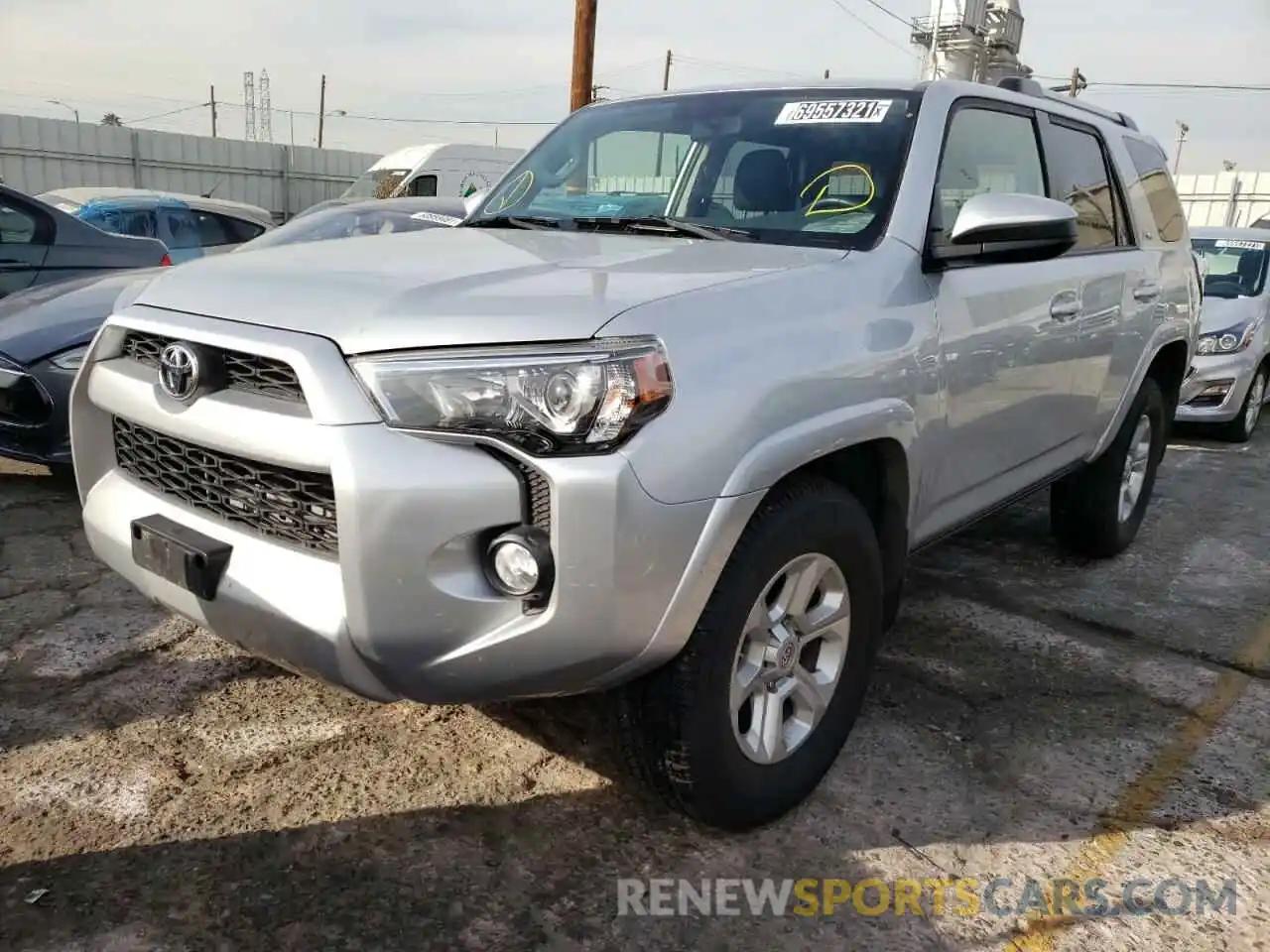 2 Photograph of a damaged car JTEZU5JR3K5197883 TOYOTA 4RUNNER 2019