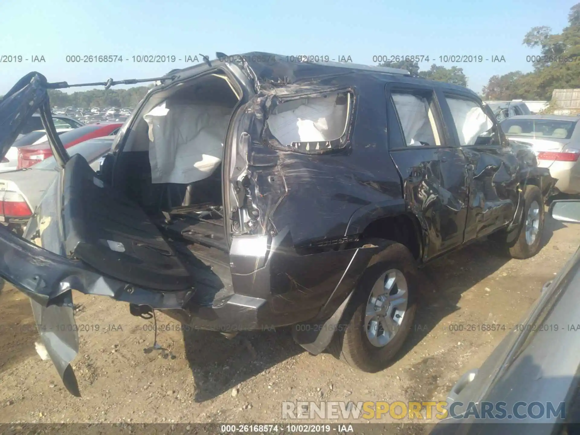 6 Photograph of a damaged car JTEZU5JR3K5201799 TOYOTA 4RUNNER 2019