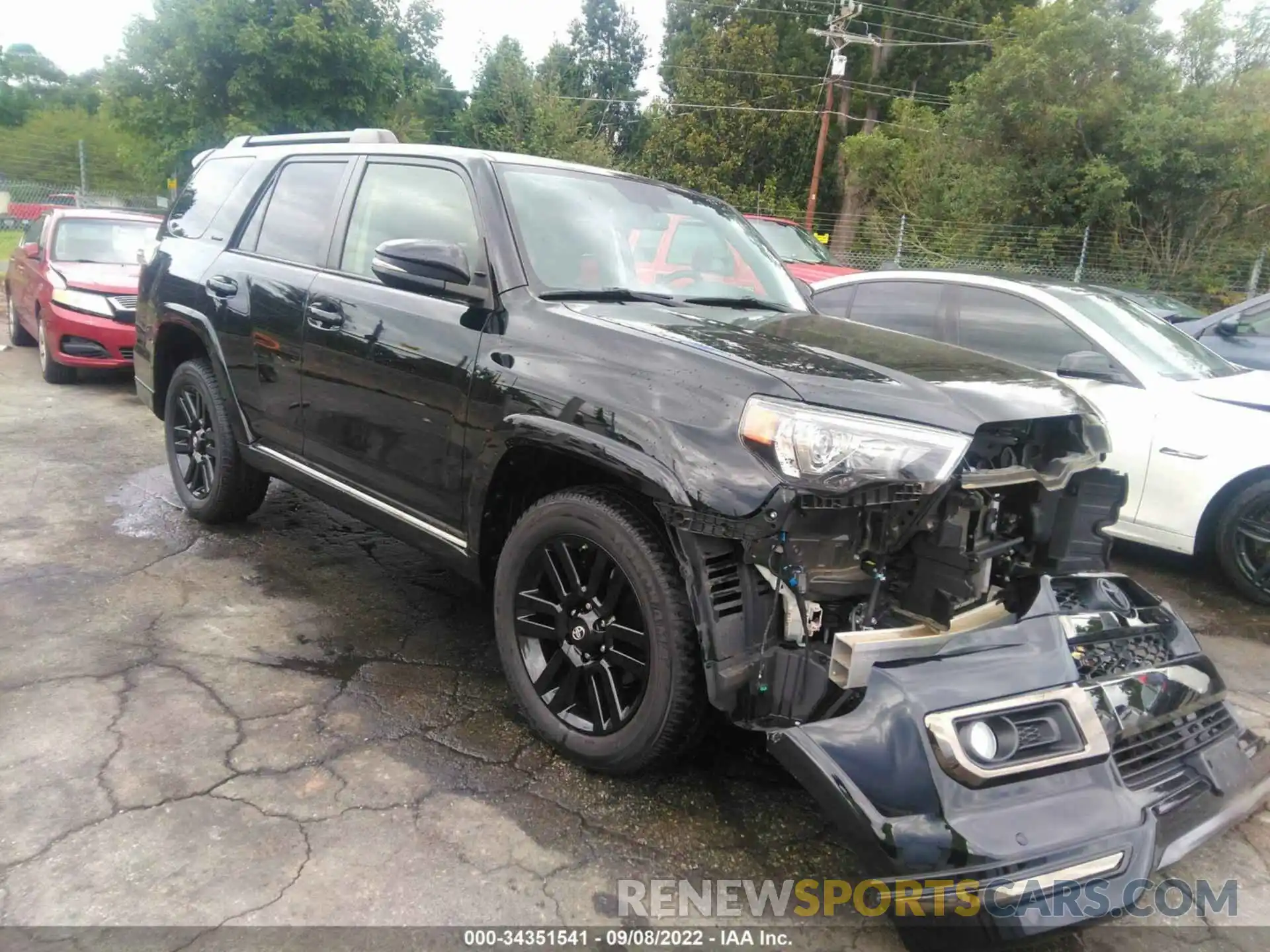 1 Photograph of a damaged car JTEZU5JR3K5202001 TOYOTA 4RUNNER 2019