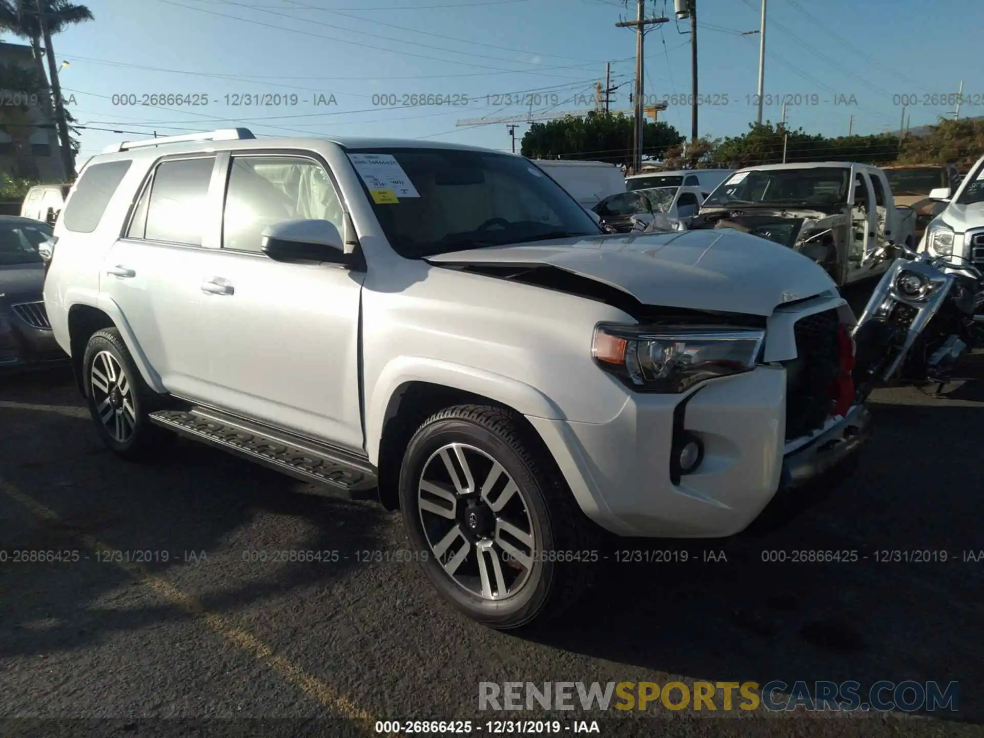 1 Фотография поврежденного автомобиля JTEZU5JR3K5203486 TOYOTA 4RUNNER 2019