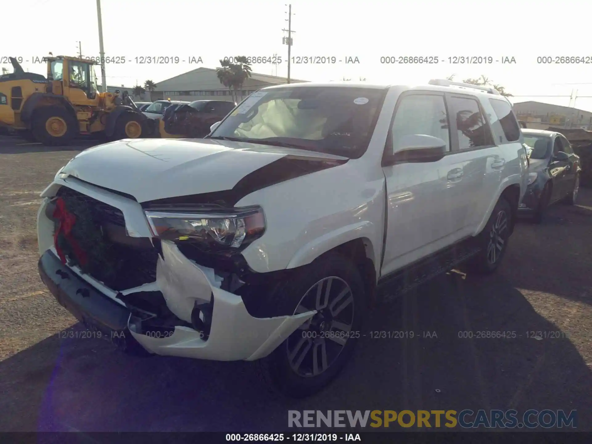 2 Photograph of a damaged car JTEZU5JR3K5203486 TOYOTA 4RUNNER 2019