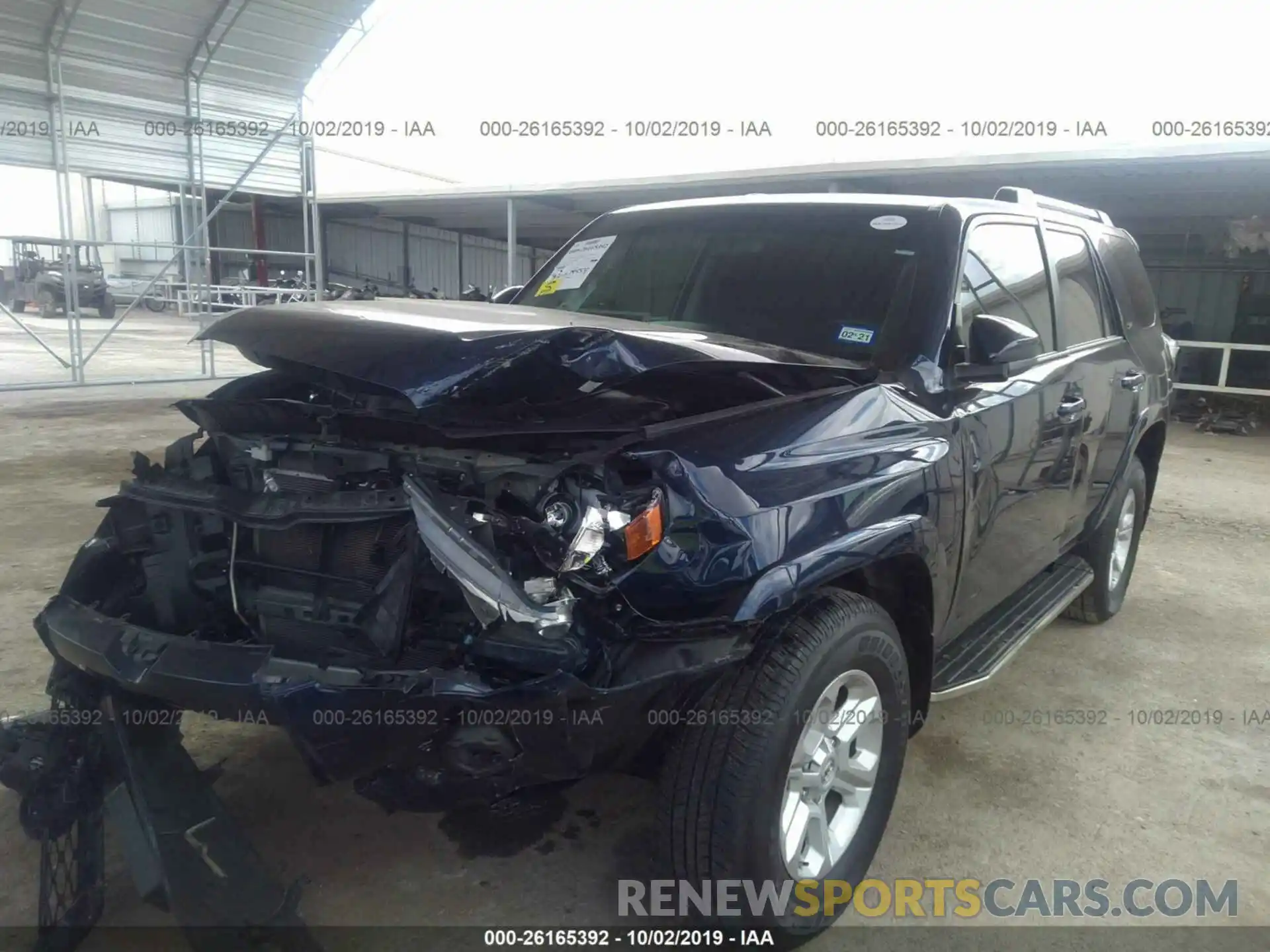 2 Photograph of a damaged car JTEZU5JR3K5203682 TOYOTA 4RUNNER 2019